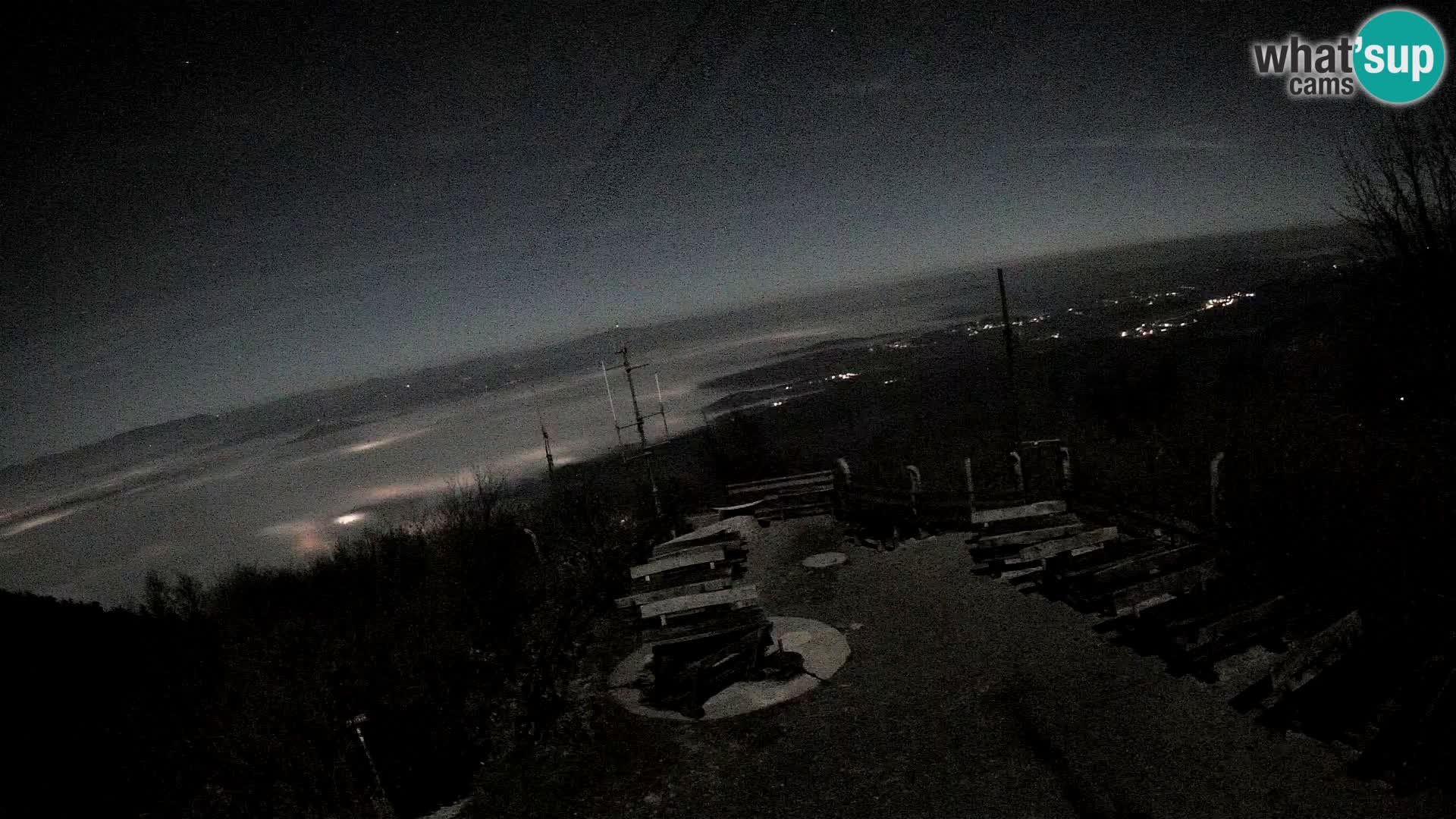 Mount Krim webcam near Ljubljana – Slovenia – view to Grosuplje