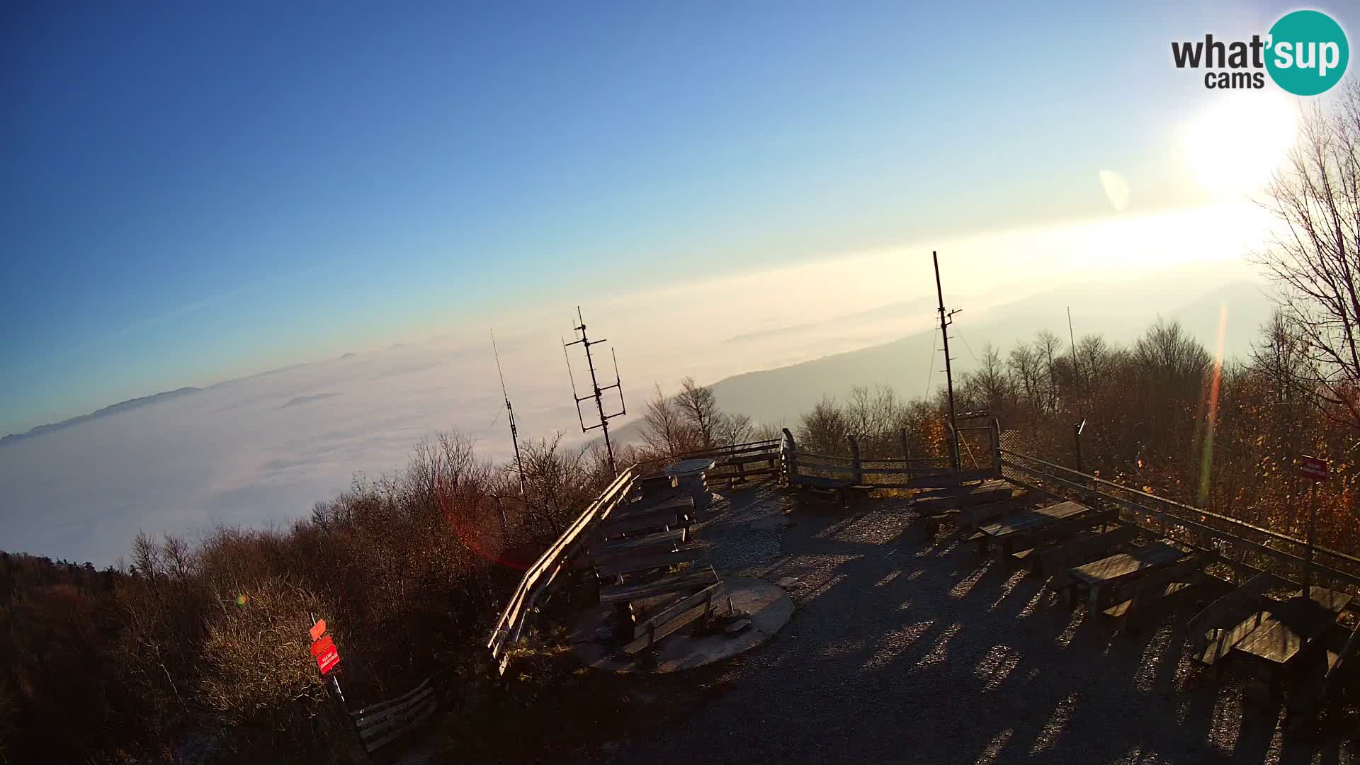 Spletna kamera Krim pri Ljubljani – pogled proti Grosuplju