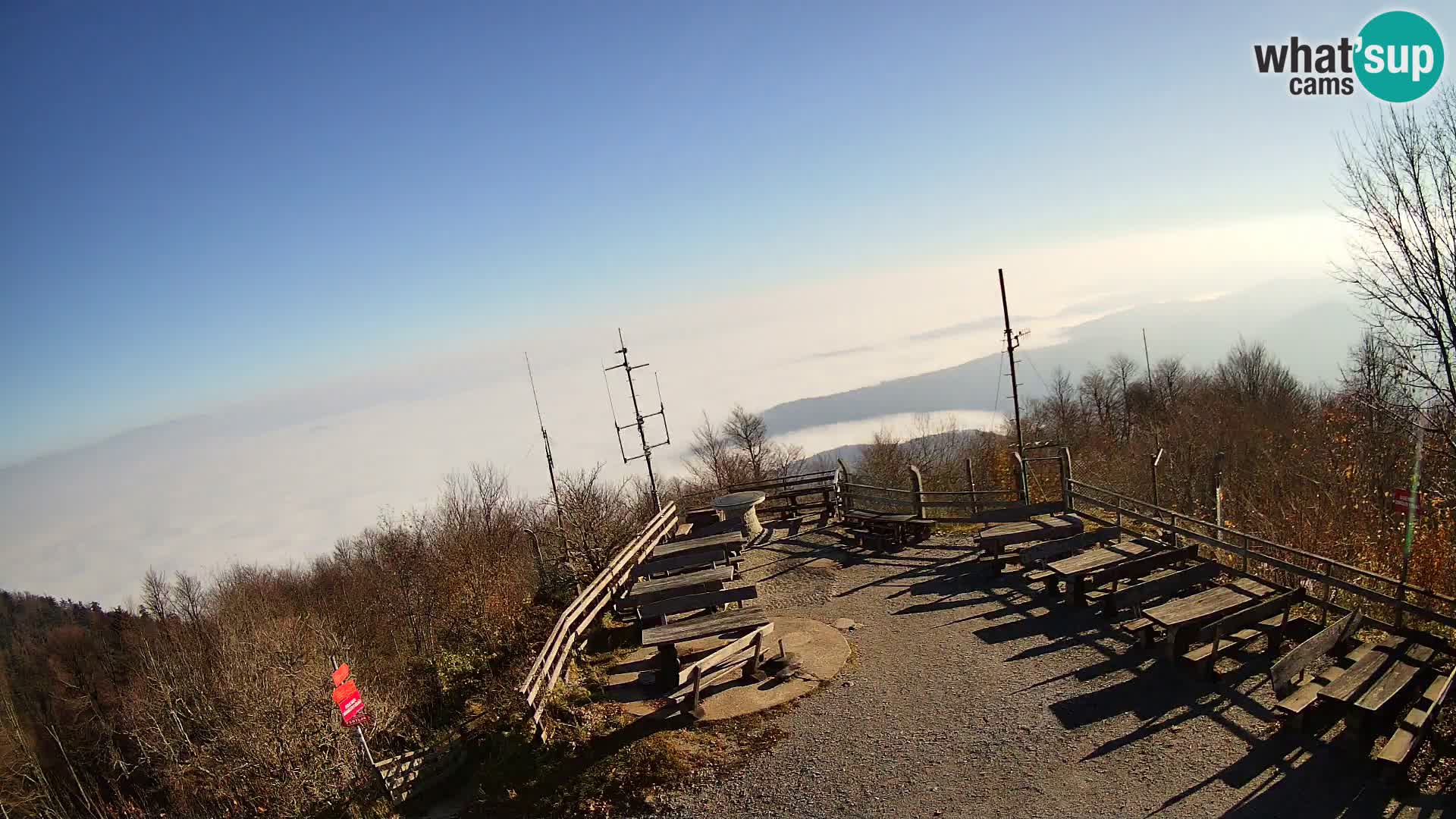 Spletna kamera Krim pri Ljubljani – pogled proti Grosuplju