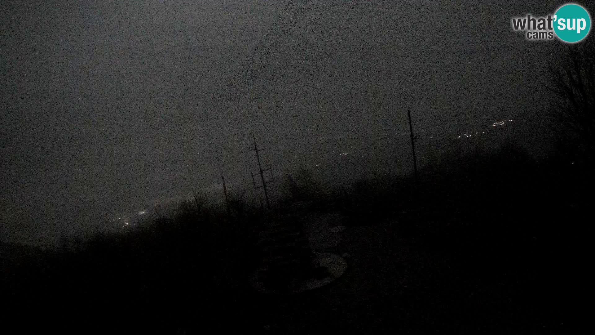 Mount Krim webcam near Ljubljana – Slovenia – view to Grosuplje