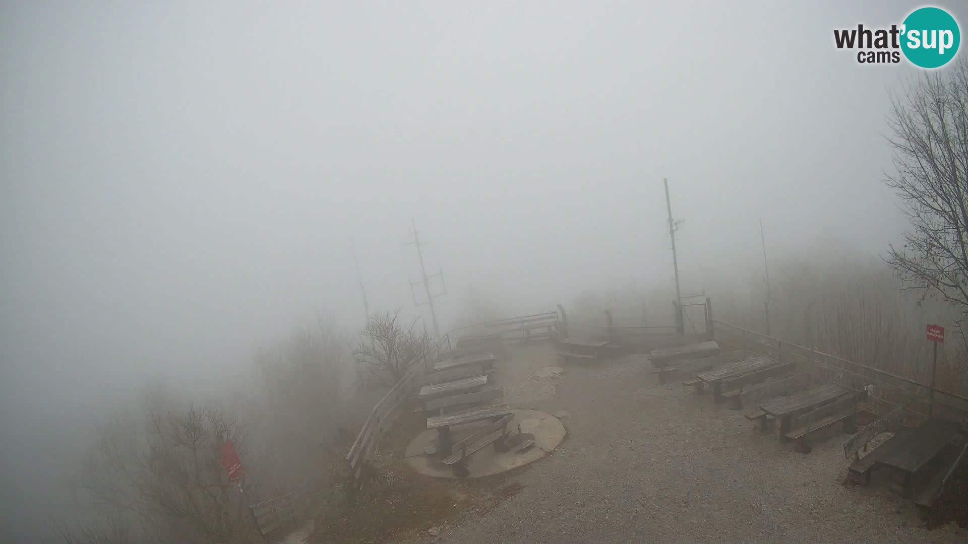 Mount Krim webcam near Ljubljana – Slovenia – view to Grosuplje