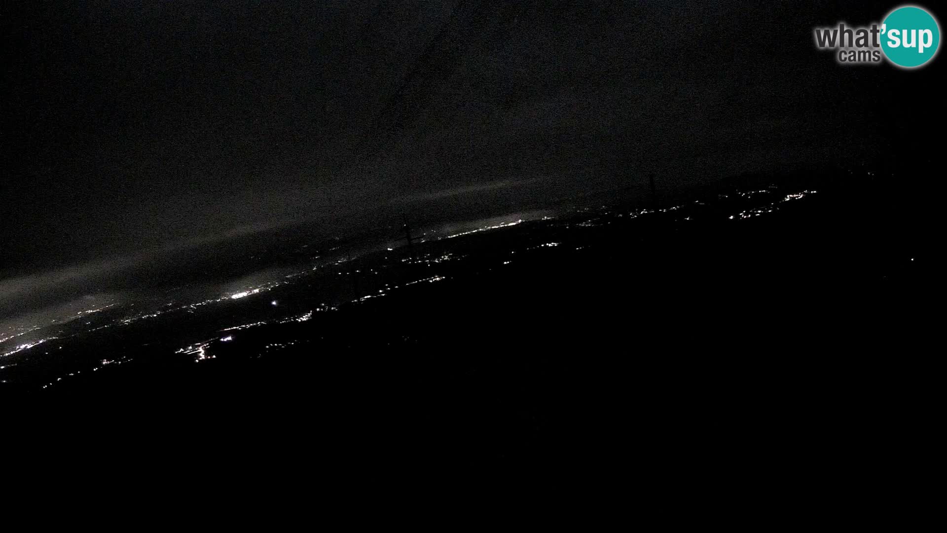 Mount Krim webcam near Ljubljana – Slovenia – view to Grosuplje