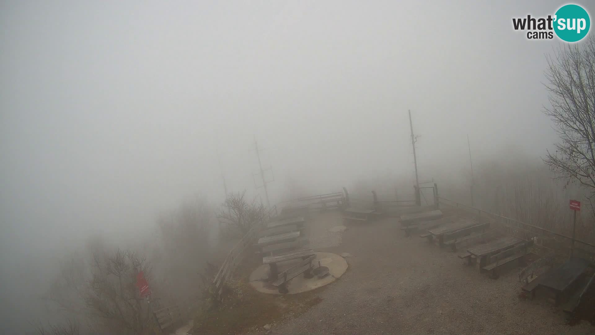 Mount Krim webcam near Ljubljana – Slovenia – view to Grosuplje
