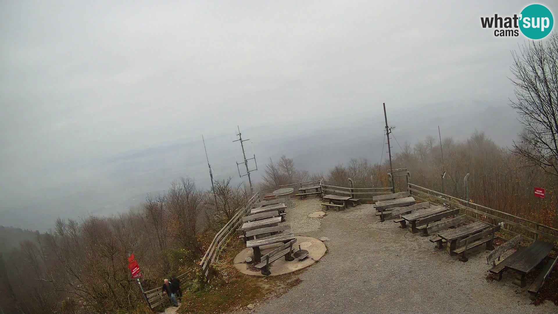 Mount Krim webcam near Ljubljana – Slovenia – view to Grosuplje