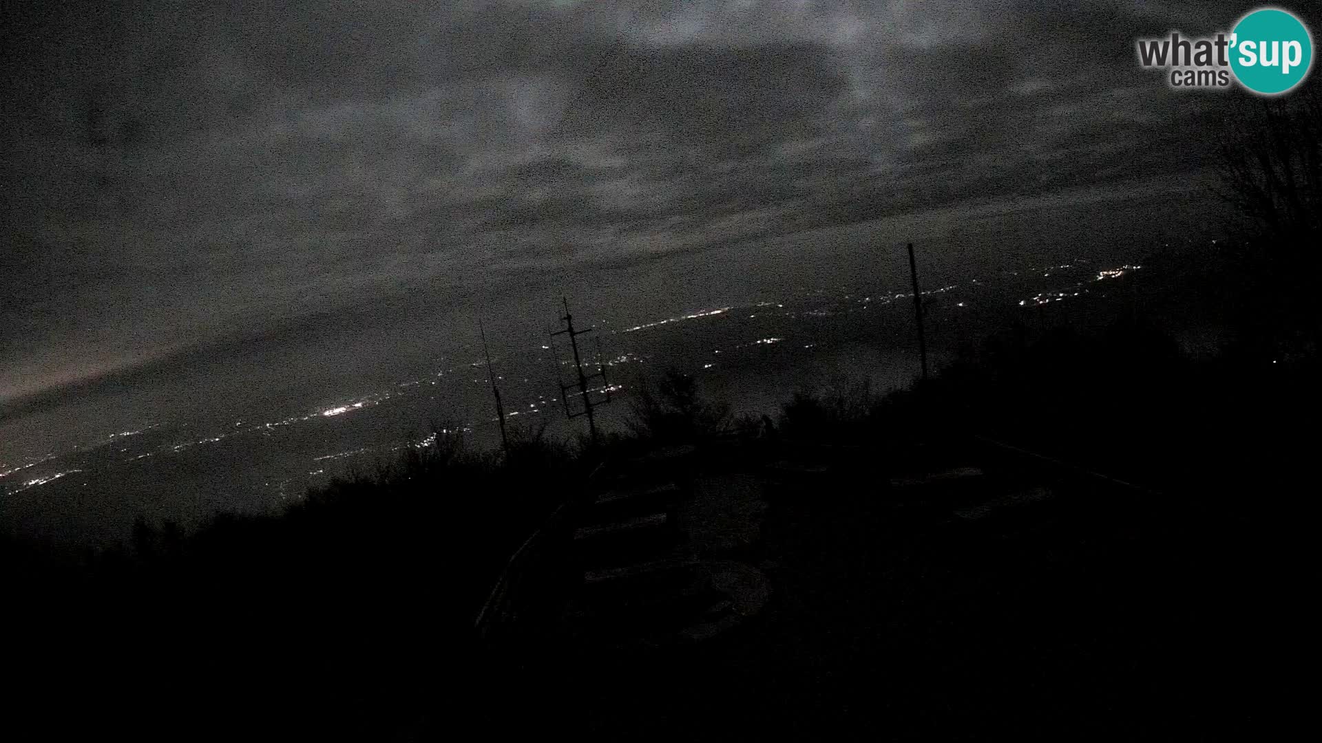 Mount Krim webcam near Ljubljana – Slovenia – view to Grosuplje