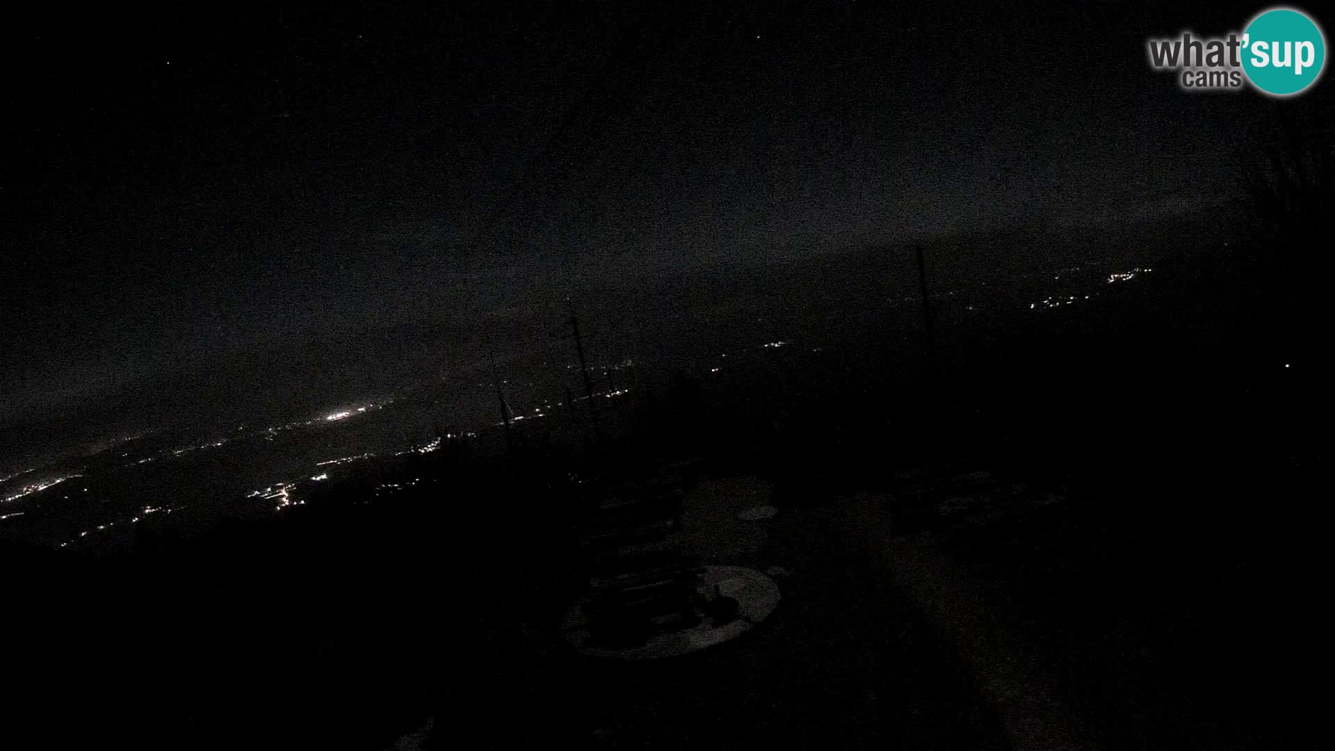 Mount Krim webcam near Ljubljana – Slovenia – view to Grosuplje