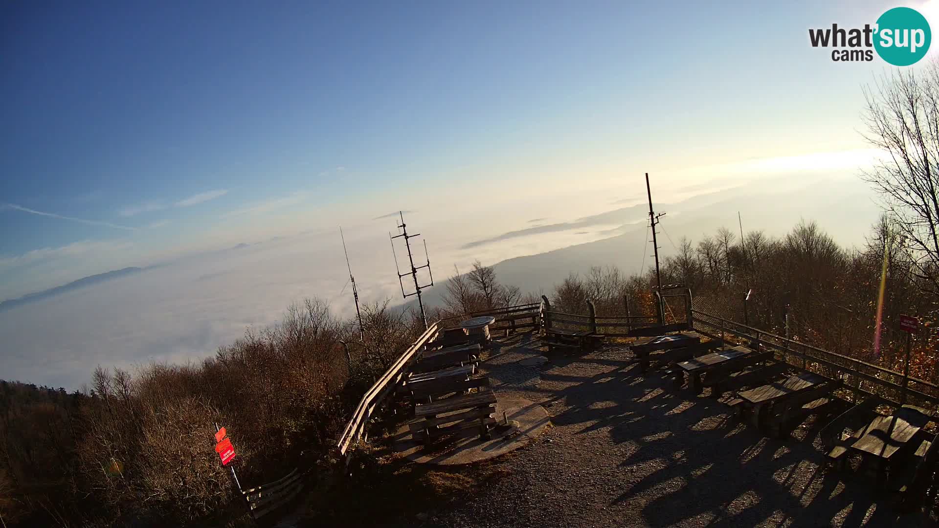Spletna kamera Krim pri Ljubljani – pogled proti Grosuplju