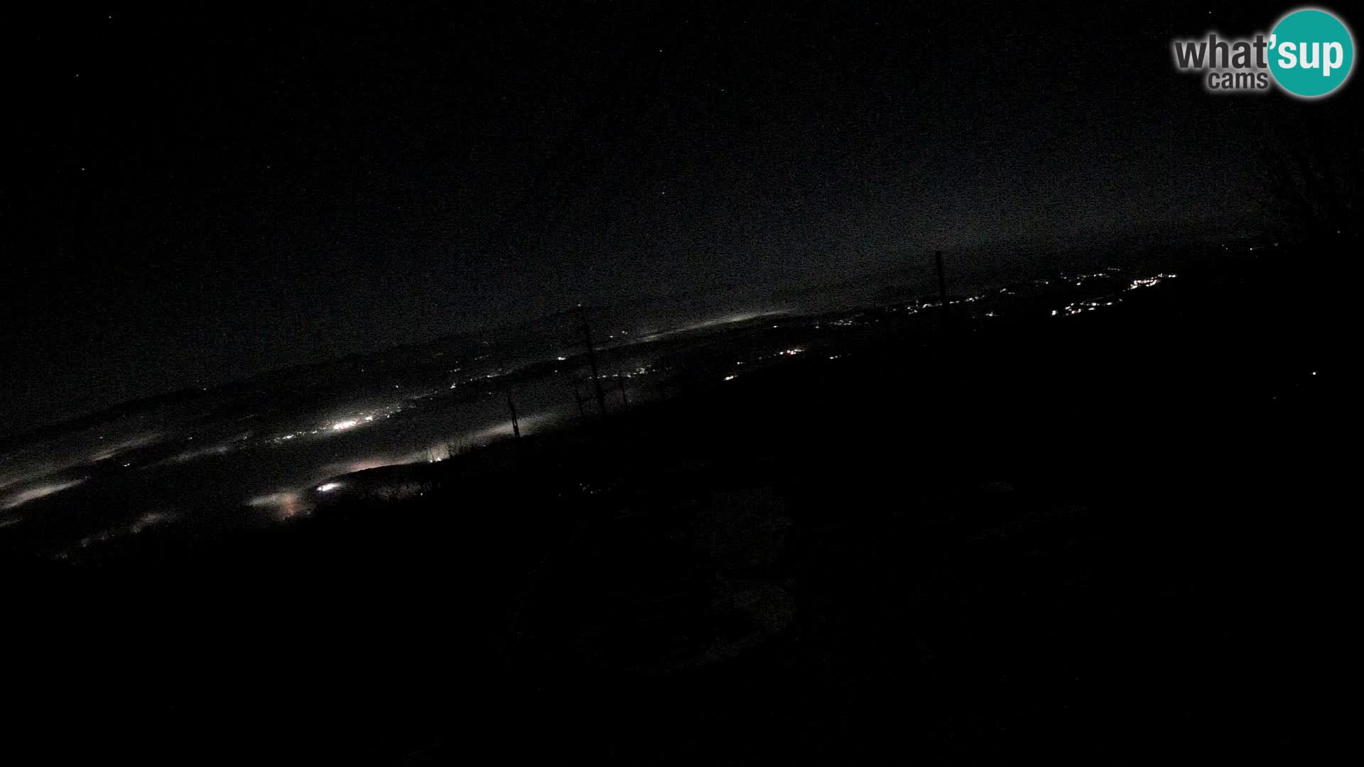 Mount Krim webcam near Ljubljana – Slovenia – view to Grosuplje