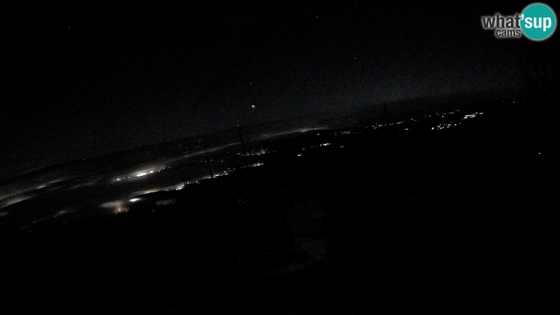 Mount Krim webcam near Ljubljana – Slovenia – view to Grosuplje