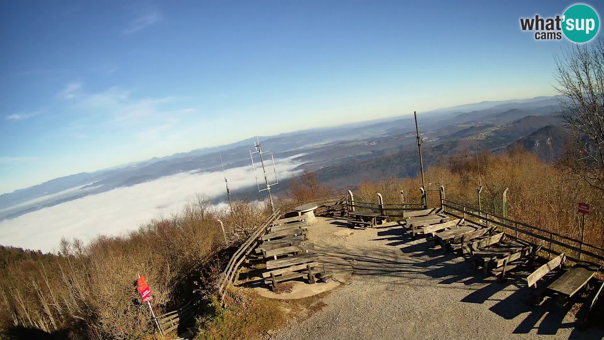 webcam Baita Krim vicino Ljubljana – Slovenia – vista su Grosuplje