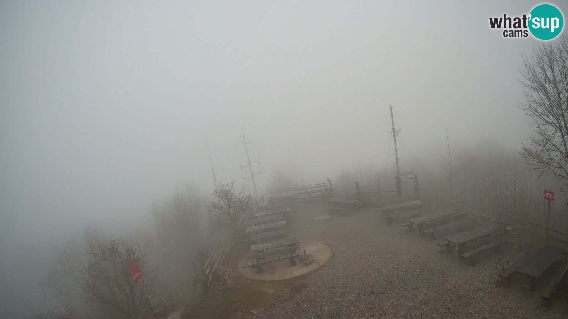 Mount Krim webcam near Ljubljana – Slovenia – view to Grosuplje