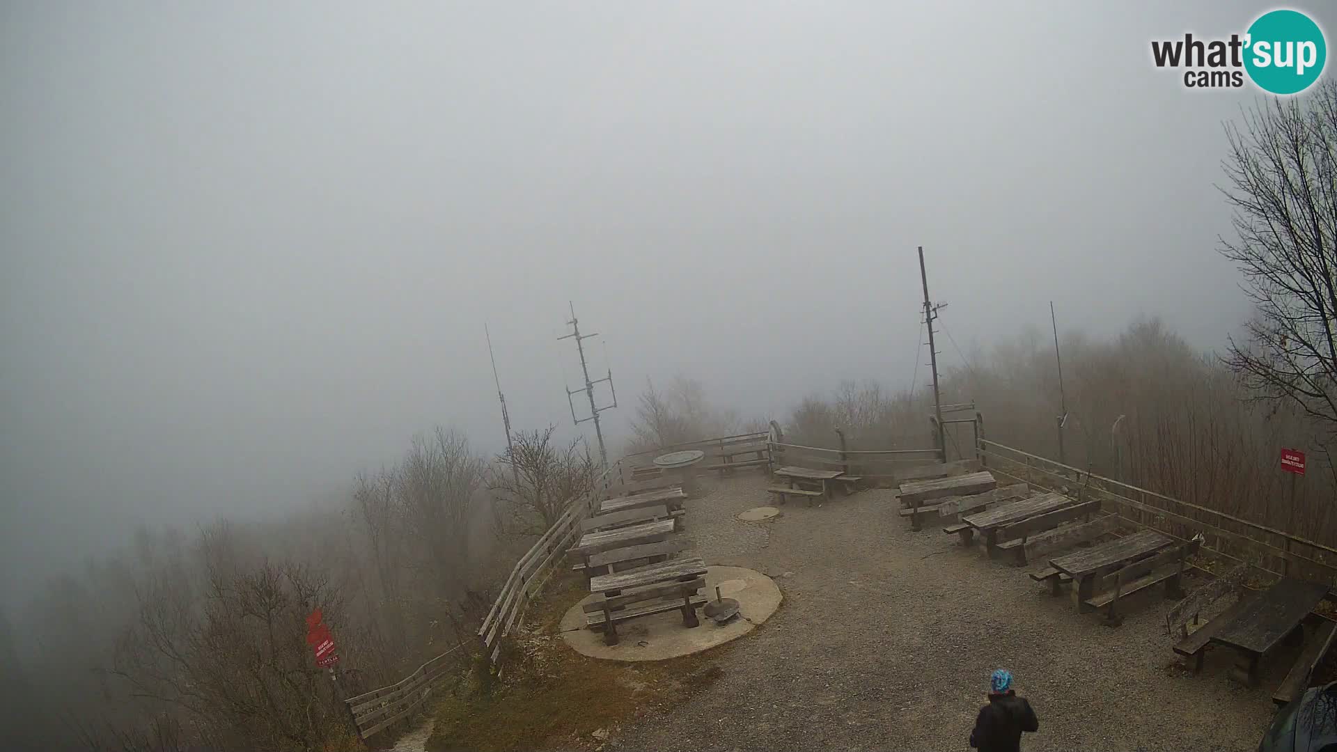 Mount Krim webcam near Ljubljana – Slovenia – view to Grosuplje