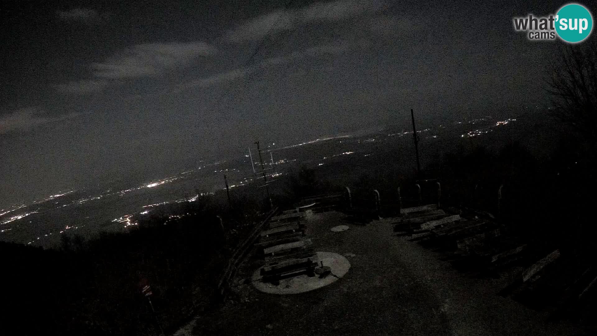 Mount Krim webcam near Ljubljana – Slovenia – view to Grosuplje