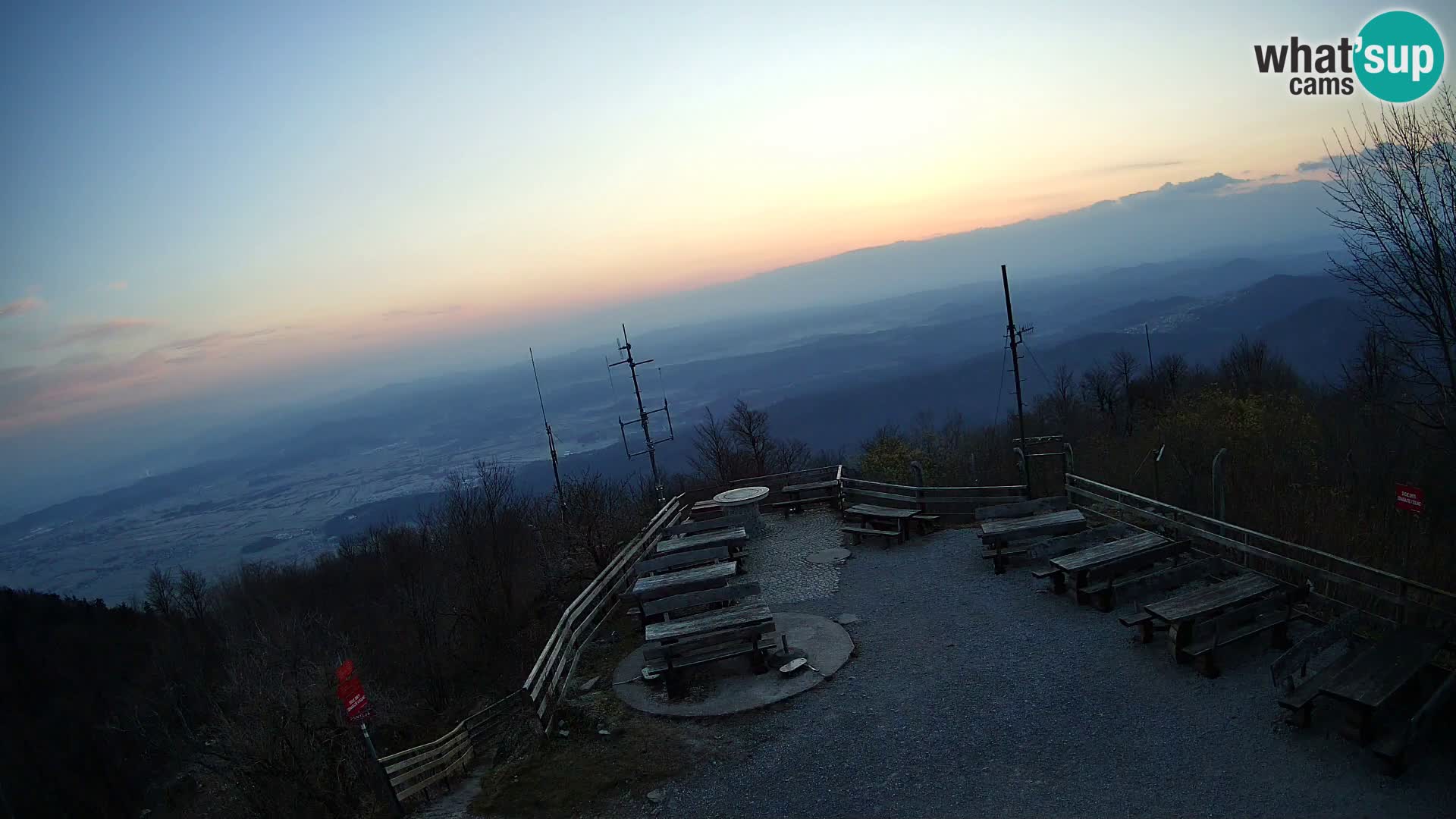 webcam Baita Krim vicino Ljubljana – Slovenia – vista su Grosuplje