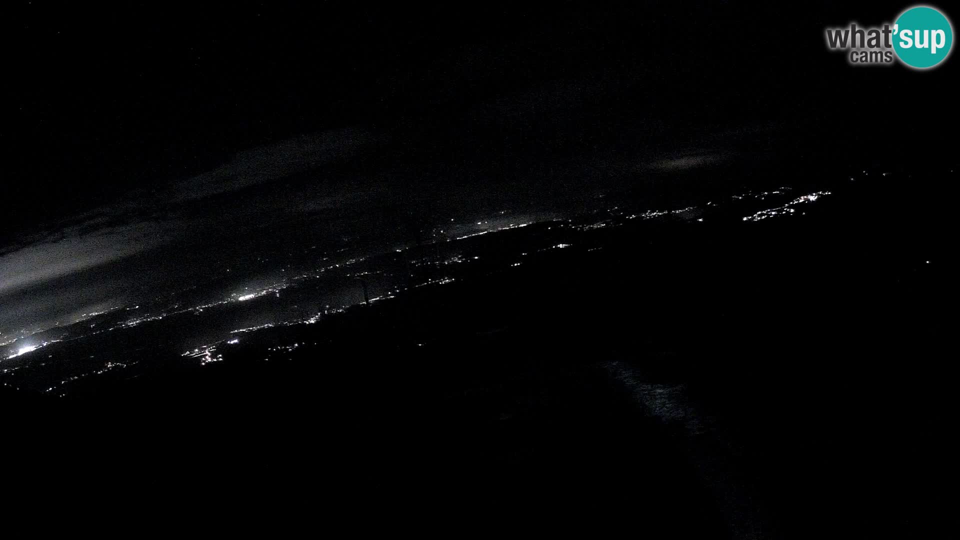 Mount Krim webcam near Ljubljana – Slovenia – view to Grosuplje