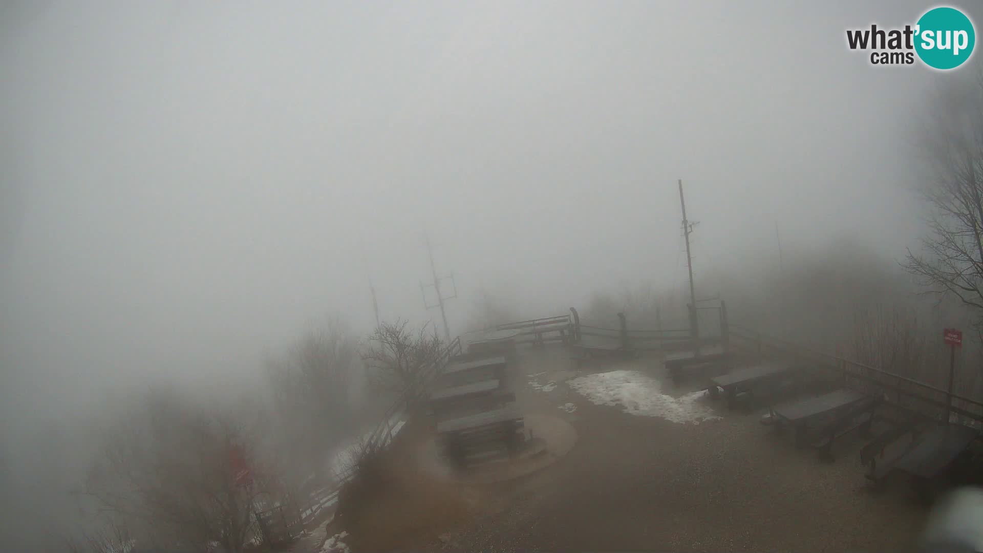 Mount Krim webcam near Ljubljana – Slovenia – view to Grosuplje