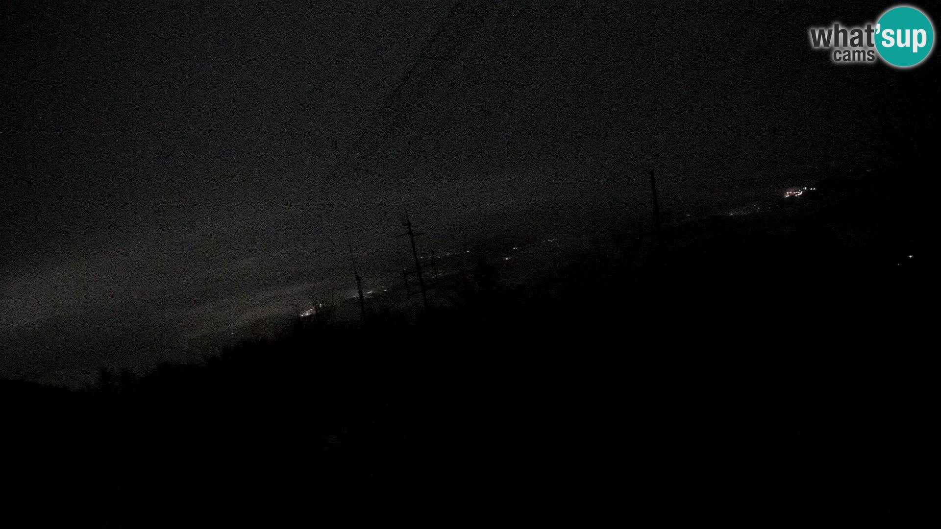 Mount Krim webcam near Ljubljana – Slovenia – view to Grosuplje