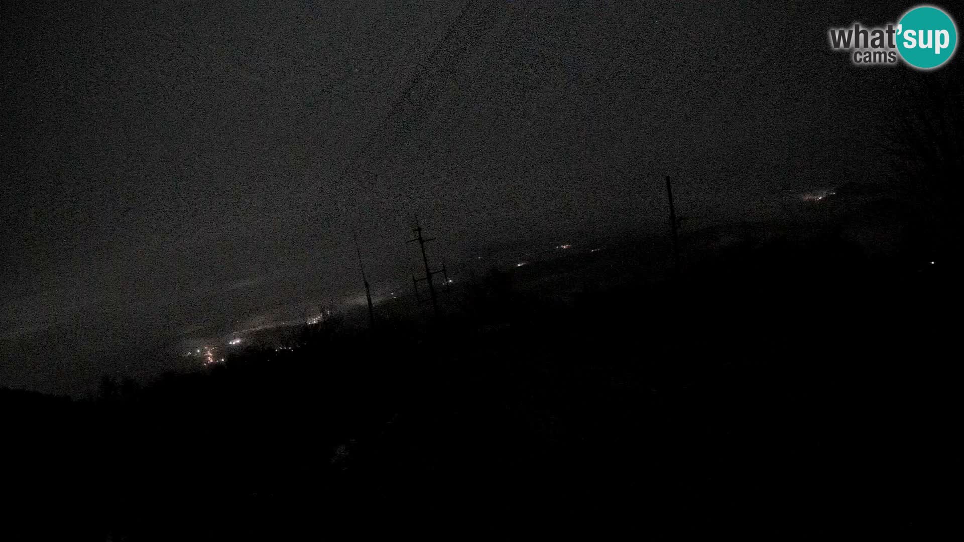 Mount Krim webcam near Ljubljana – Slovenia – view to Grosuplje