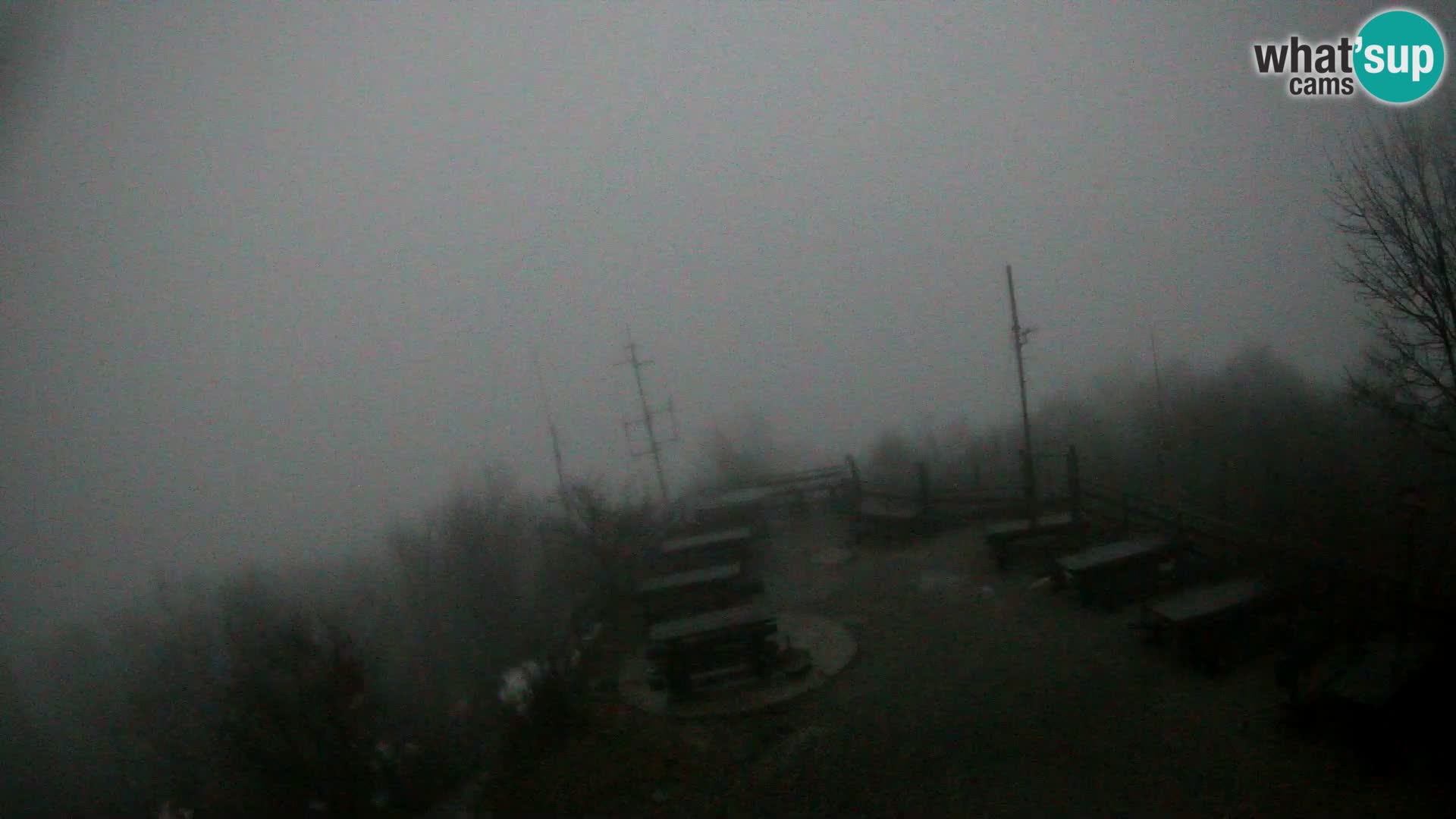 Mount Krim webcam near Ljubljana – Slovenia – view to Grosuplje