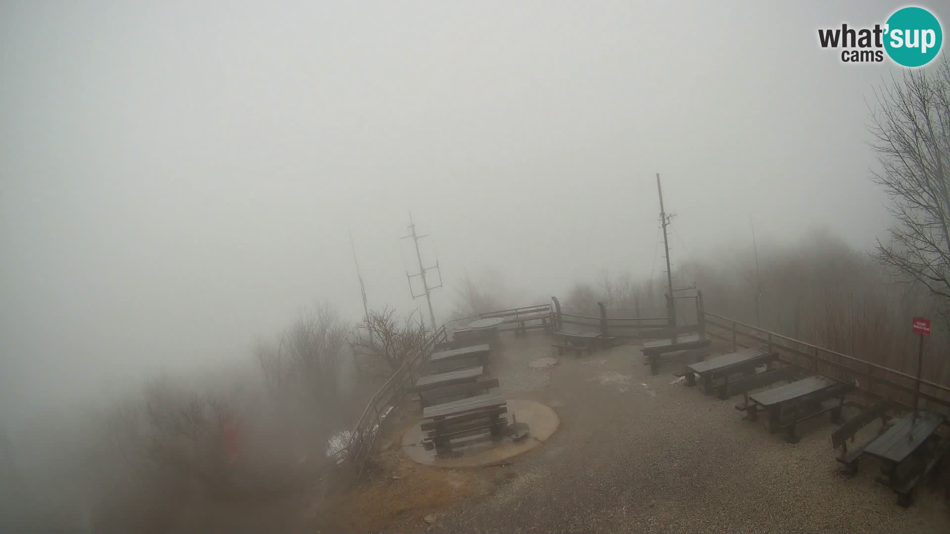 Mount Krim webcam near Ljubljana – Slovenia – view to Grosuplje