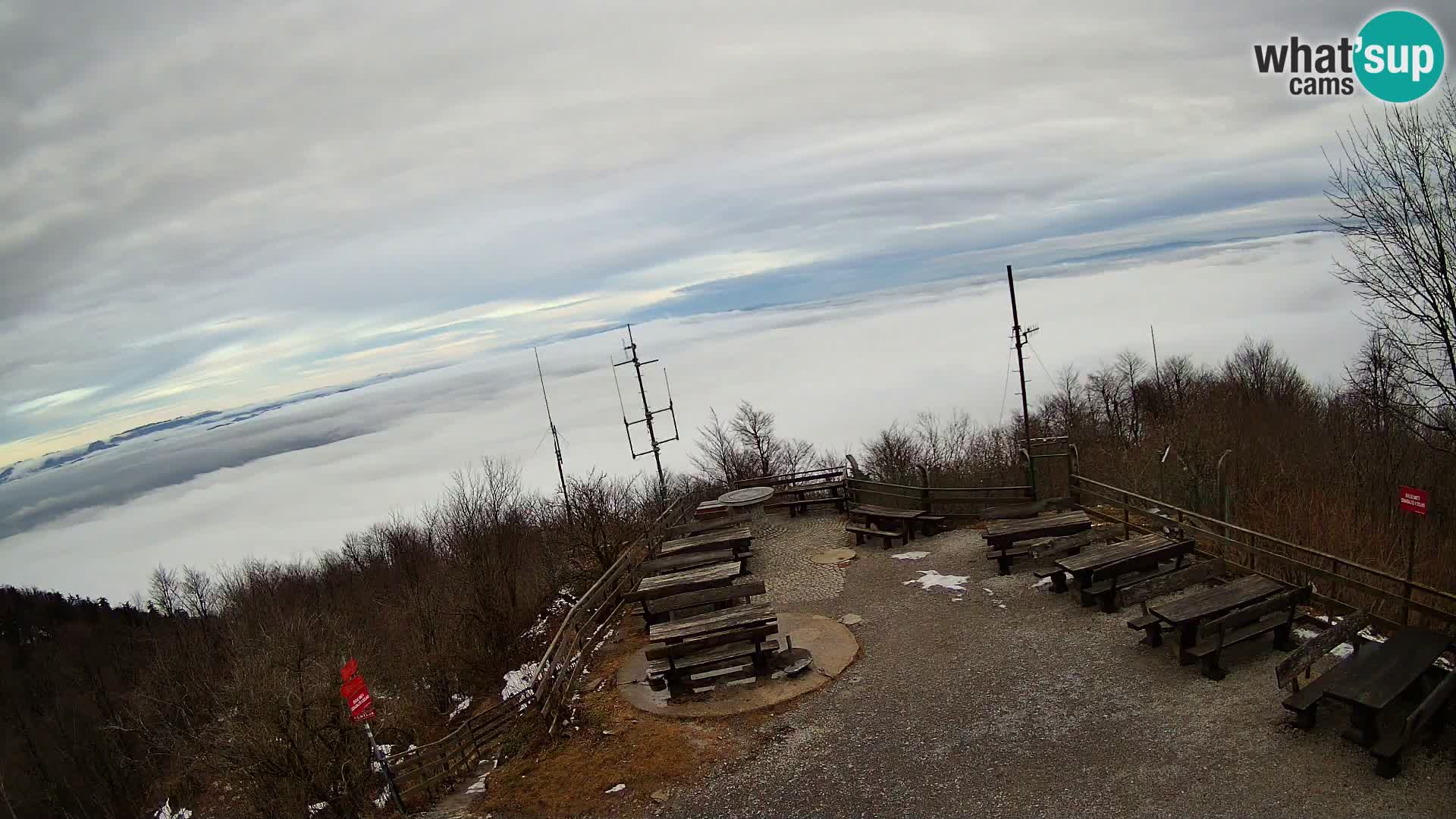 Spletna kamera Krim pri Ljubljani – pogled proti Grosuplju