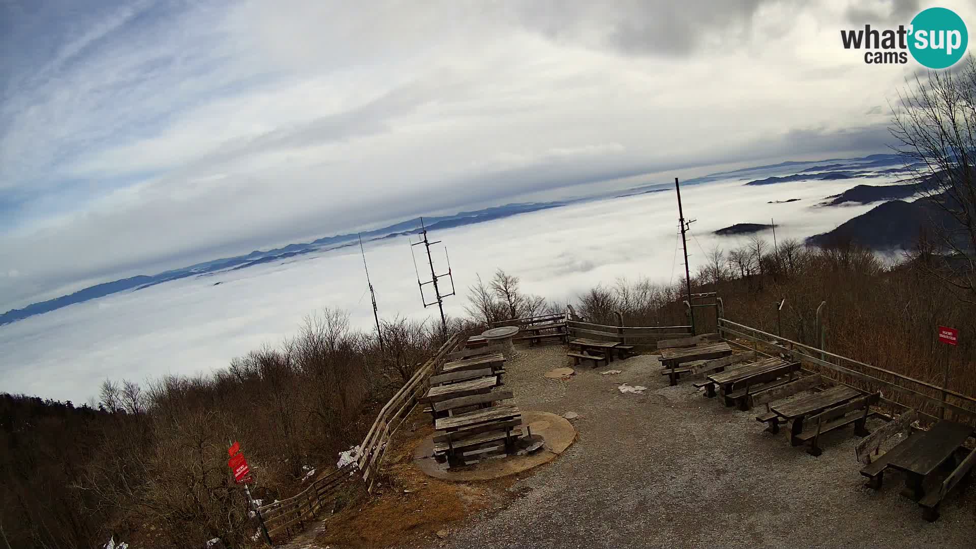 webcam Baita Krim vicino Ljubljana – Slovenia – vista su Grosuplje