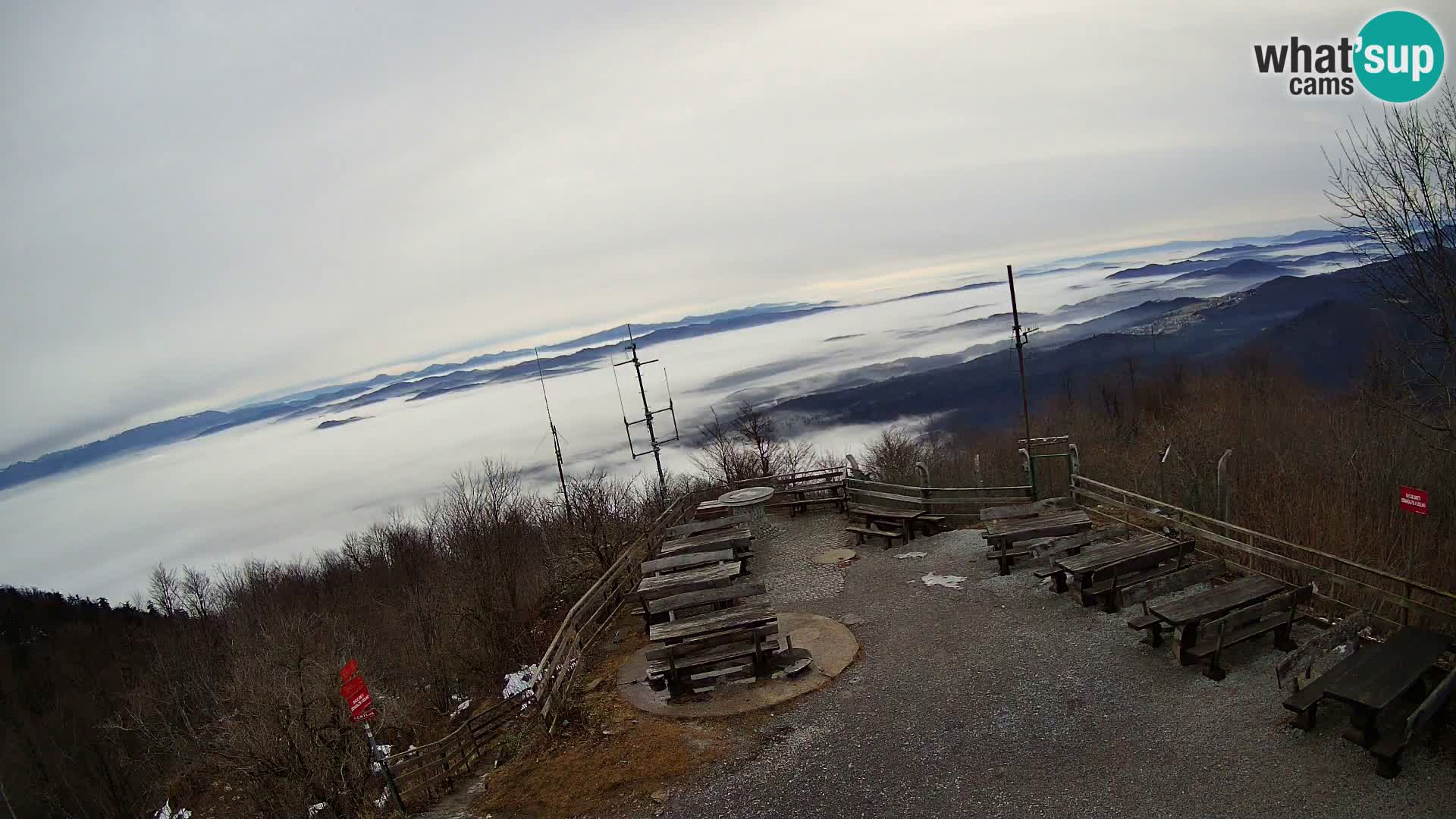 webcam Baita Krim vicino Ljubljana – Slovenia – vista su Grosuplje