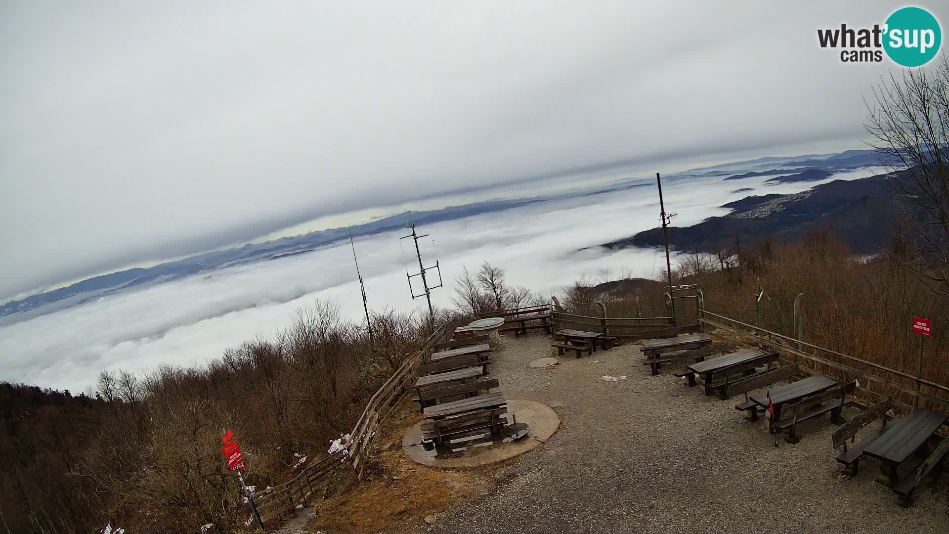 webcam Baita Krim vicino Ljubljana – Slovenia – vista su Grosuplje