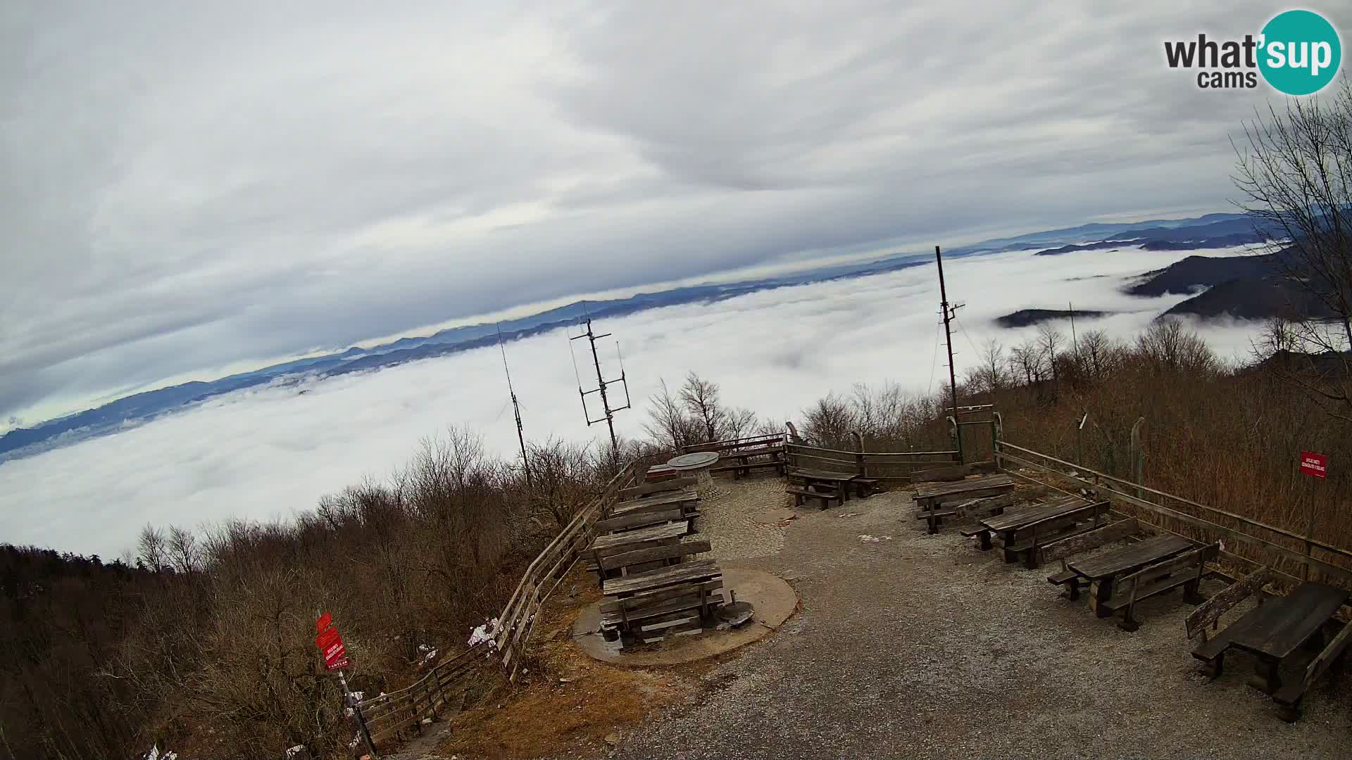 webcam Baita Krim vicino Ljubljana – Slovenia – vista su Grosuplje