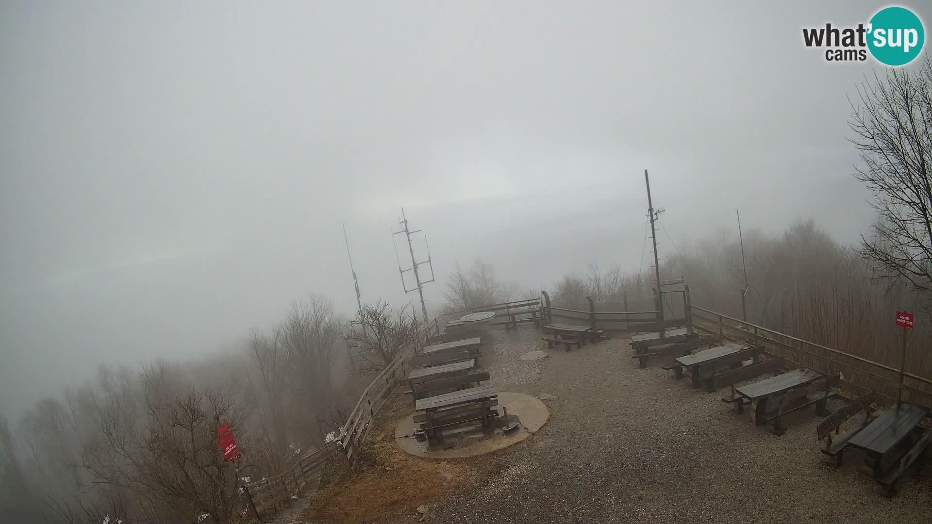 Mount Krim webcam near Ljubljana – Slovenia – view to Grosuplje