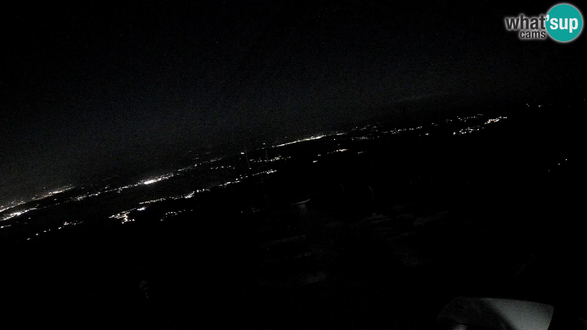 Mount Krim webcam near Ljubljana – Slovenia – view to Grosuplje