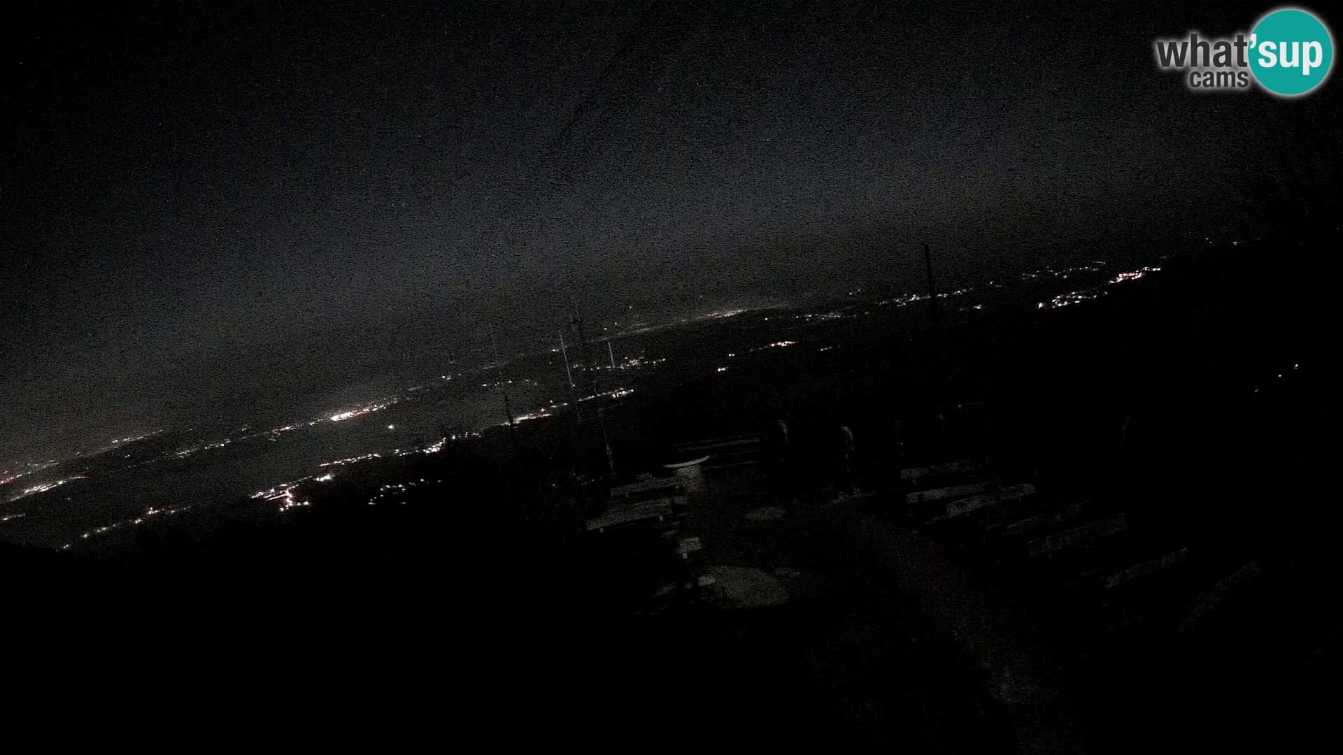 Mount Krim webcam near Ljubljana – Slovenia – view to Grosuplje