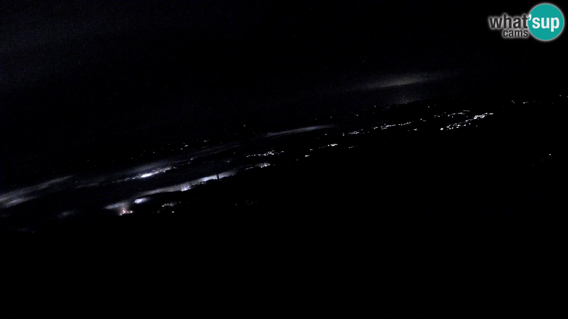 Mount Krim webcam near Ljubljana – Slovenia – view to Grosuplje