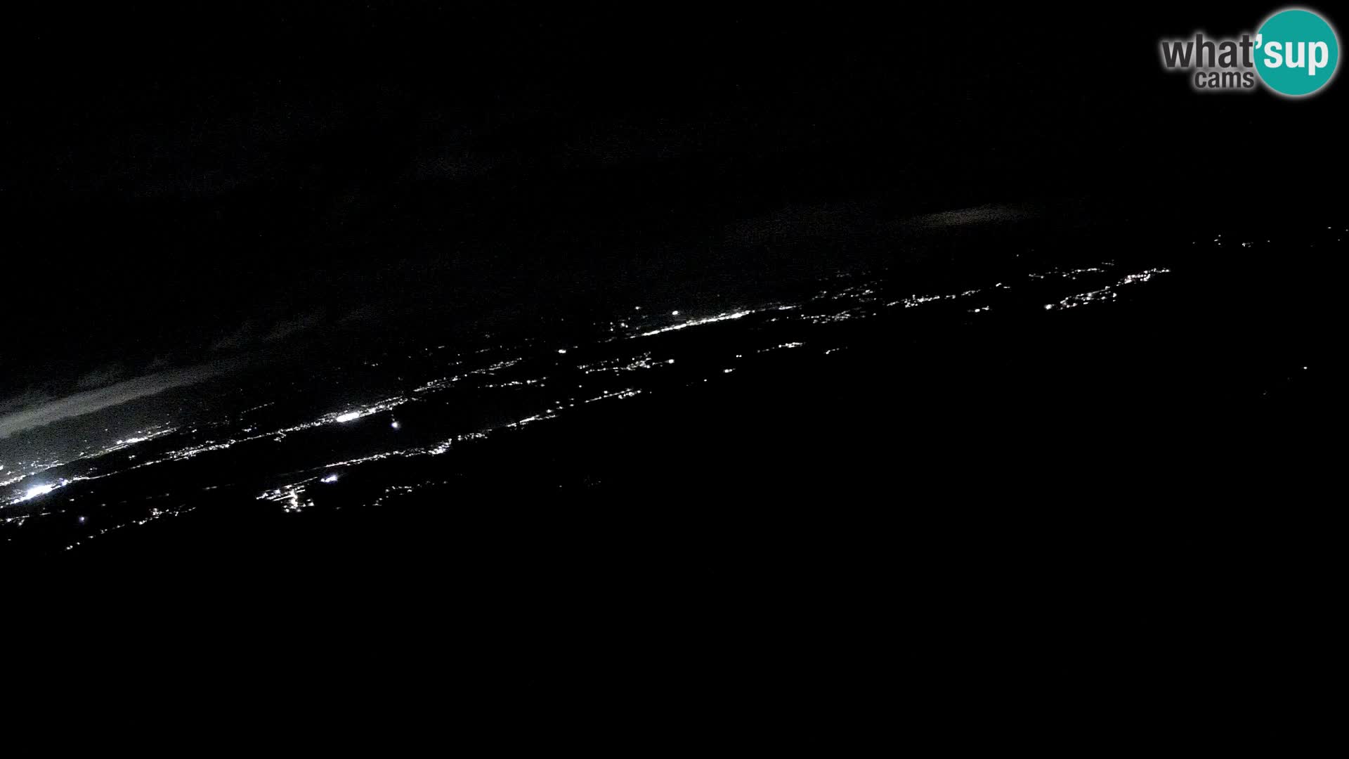 Mount Krim webcam near Ljubljana – Slovenia – view to Grosuplje