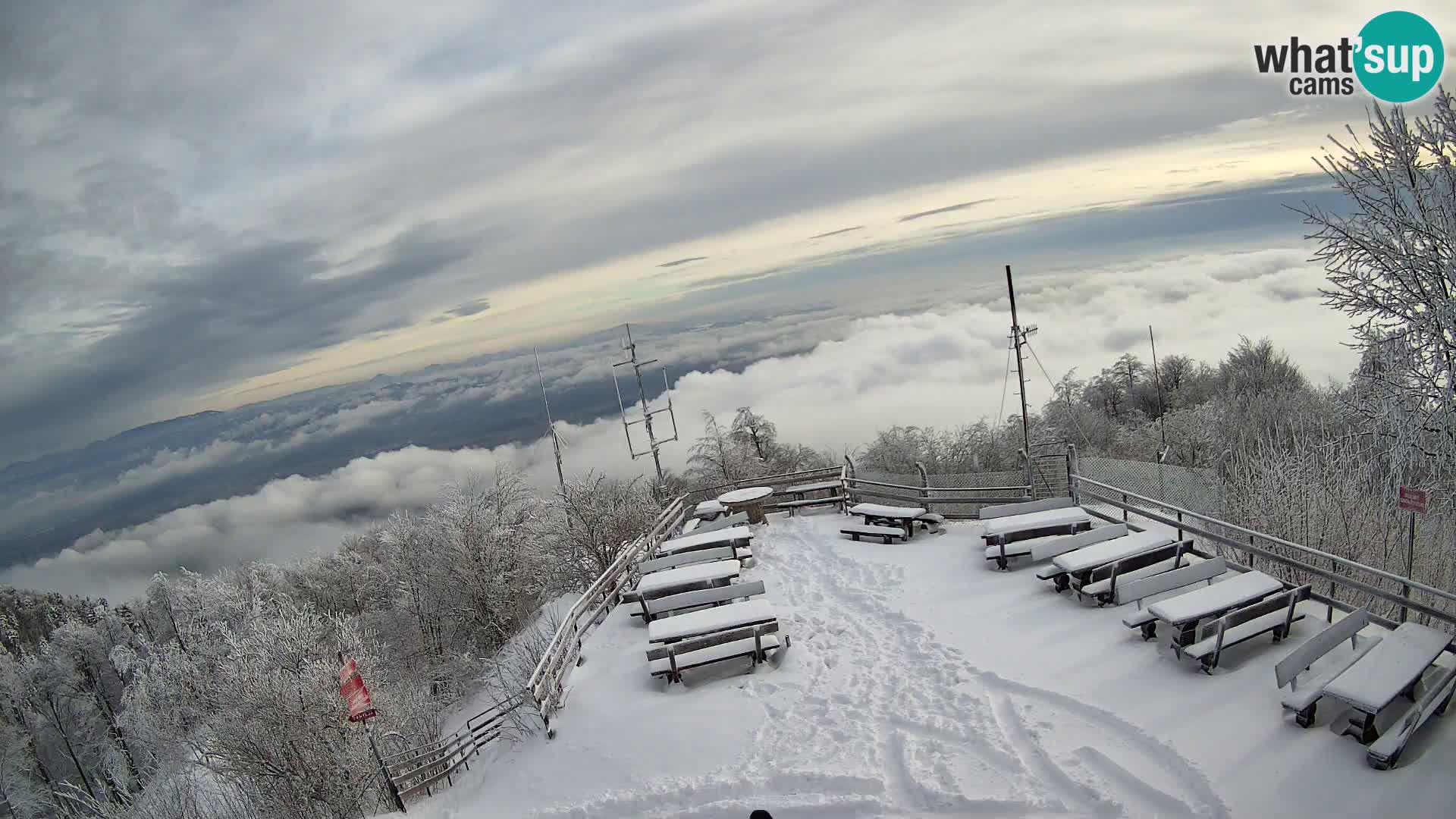 webcam Baita Krim vicino Ljubljana – Slovenia – vista su Grosuplje
