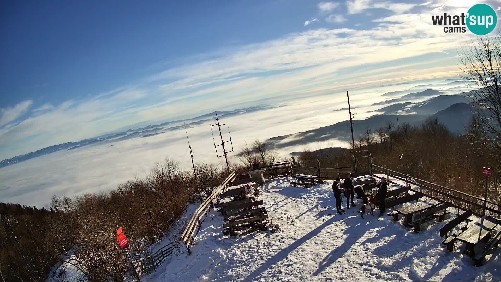 webcam Baita Krim vicino Ljubljana – Slovenia – vista su Grosuplje