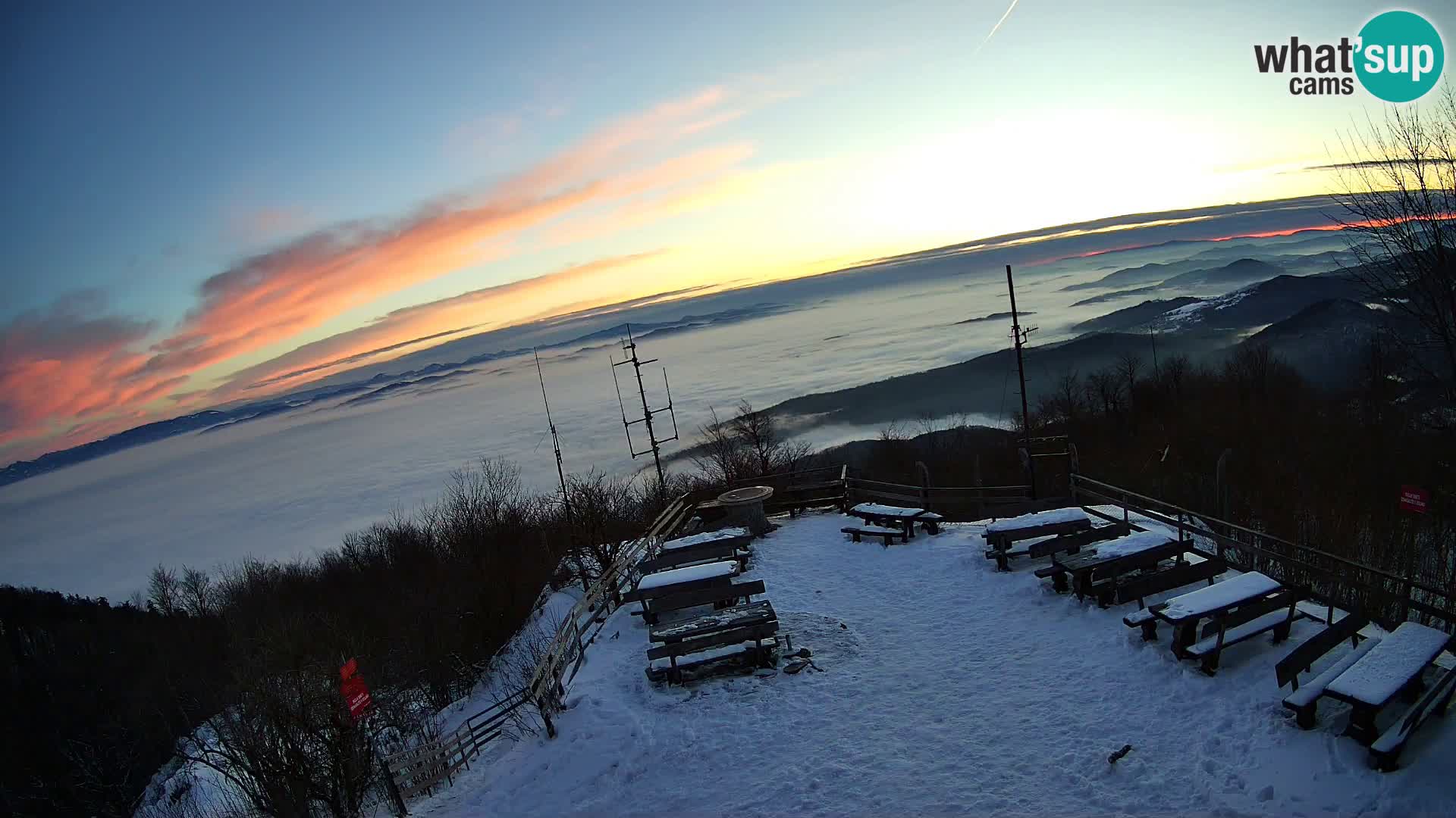 webcam Baita Krim vicino Ljubljana – Slovenia – vista su Grosuplje