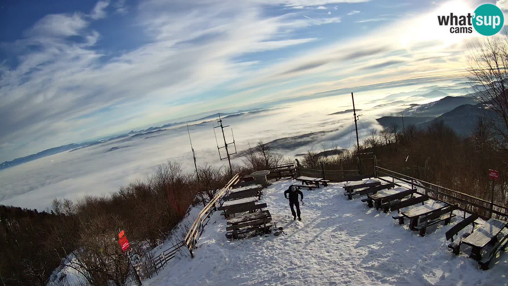 Planinska koliba Krim web kamera – Ljubljana – Slovenija