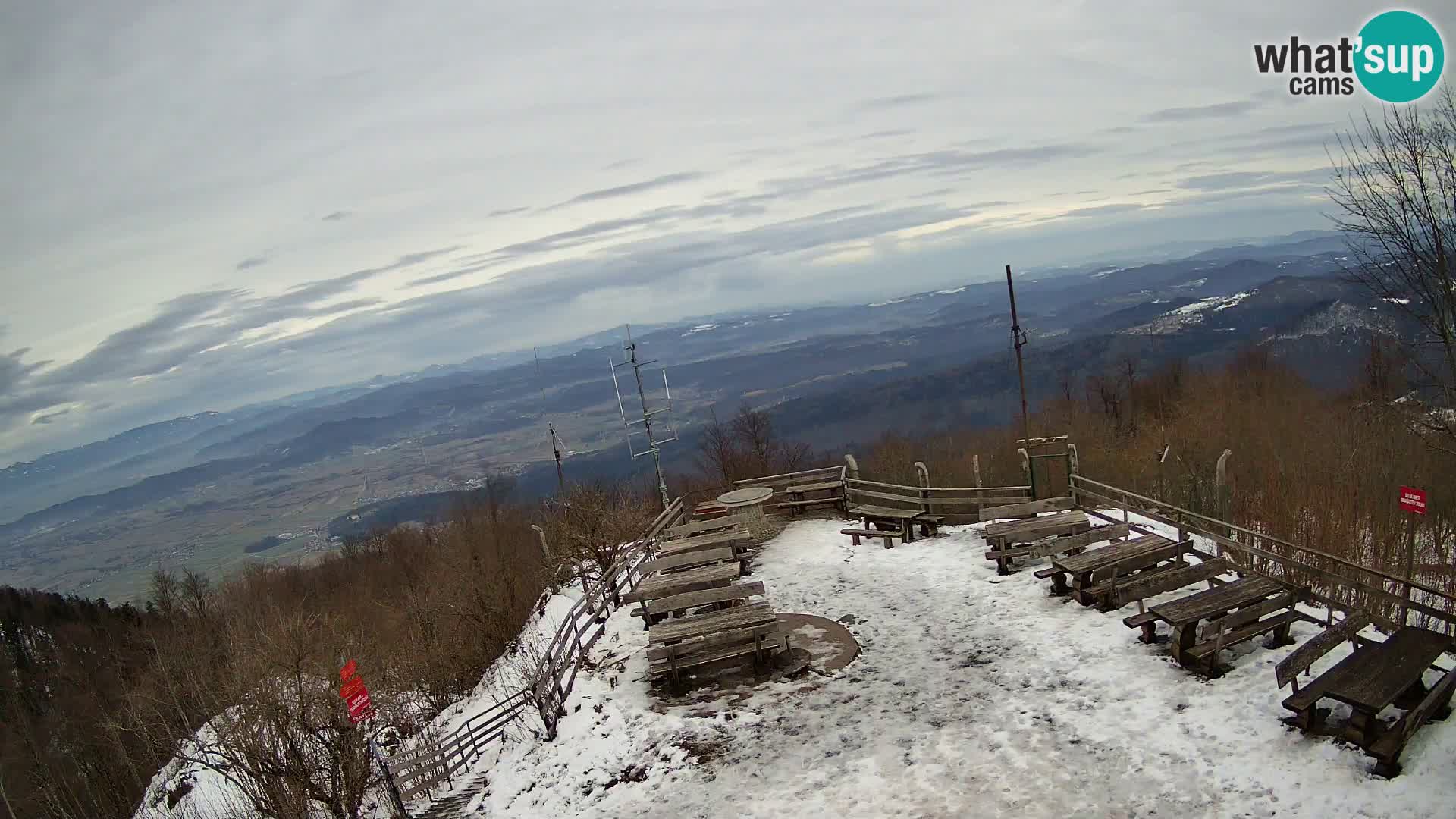 webcam Baita Krim vicino Ljubljana – Slovenia – vista su Grosuplje