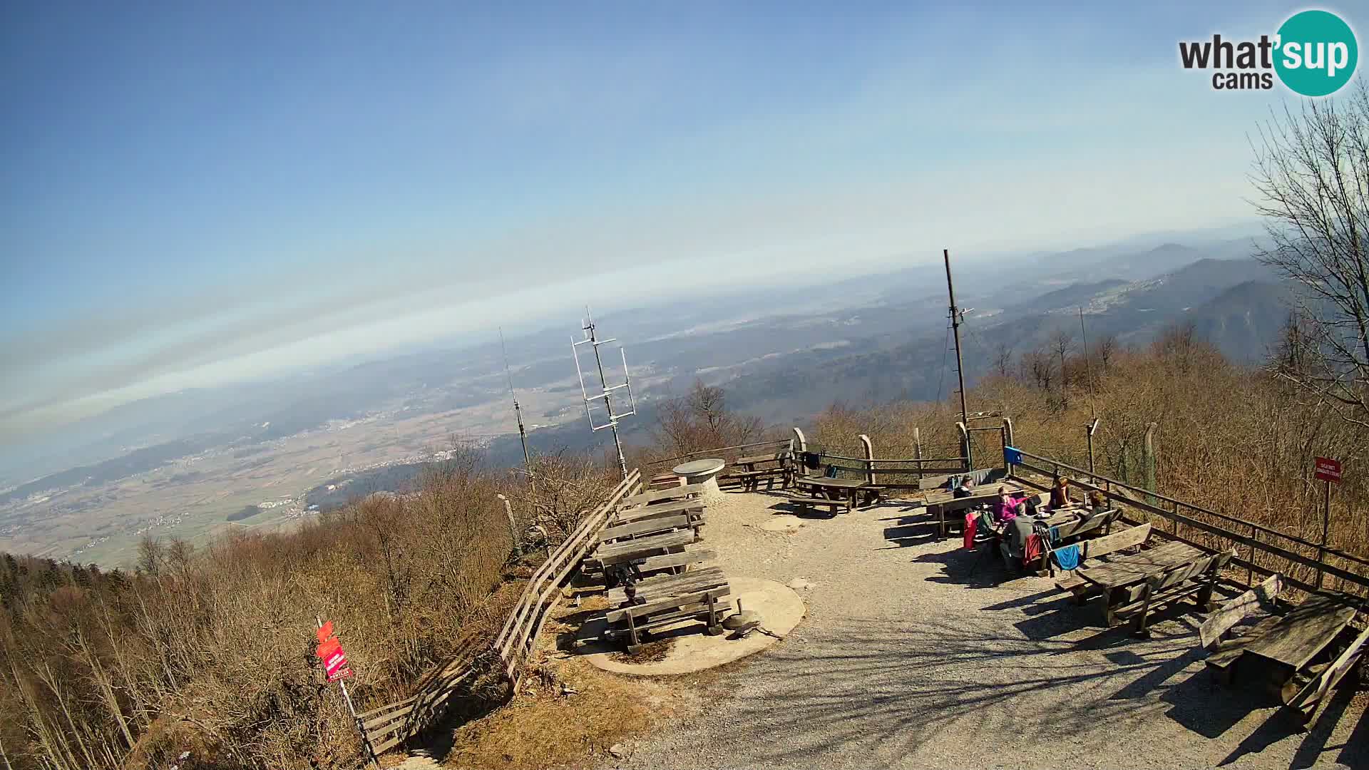 Spletna kamera Krim pri Ljubljani – pogled proti Grosuplju