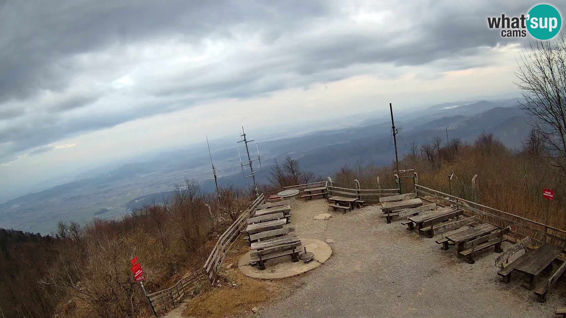 webcam Baita Krim vicino Ljubljana – Slovenia – vista su Grosuplje