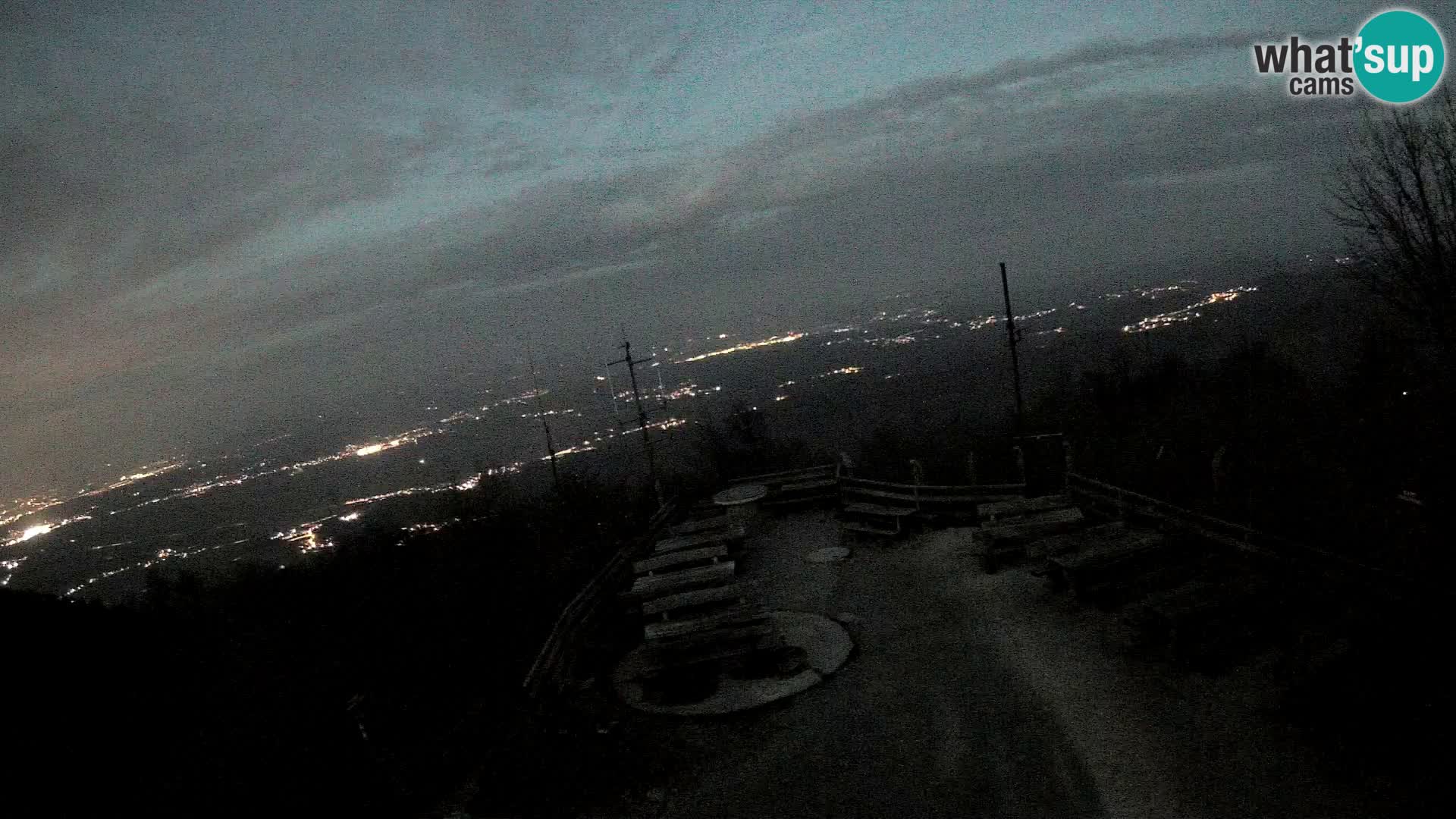 Spletna kamera Krim pri Ljubljani – pogled proti Grosuplju