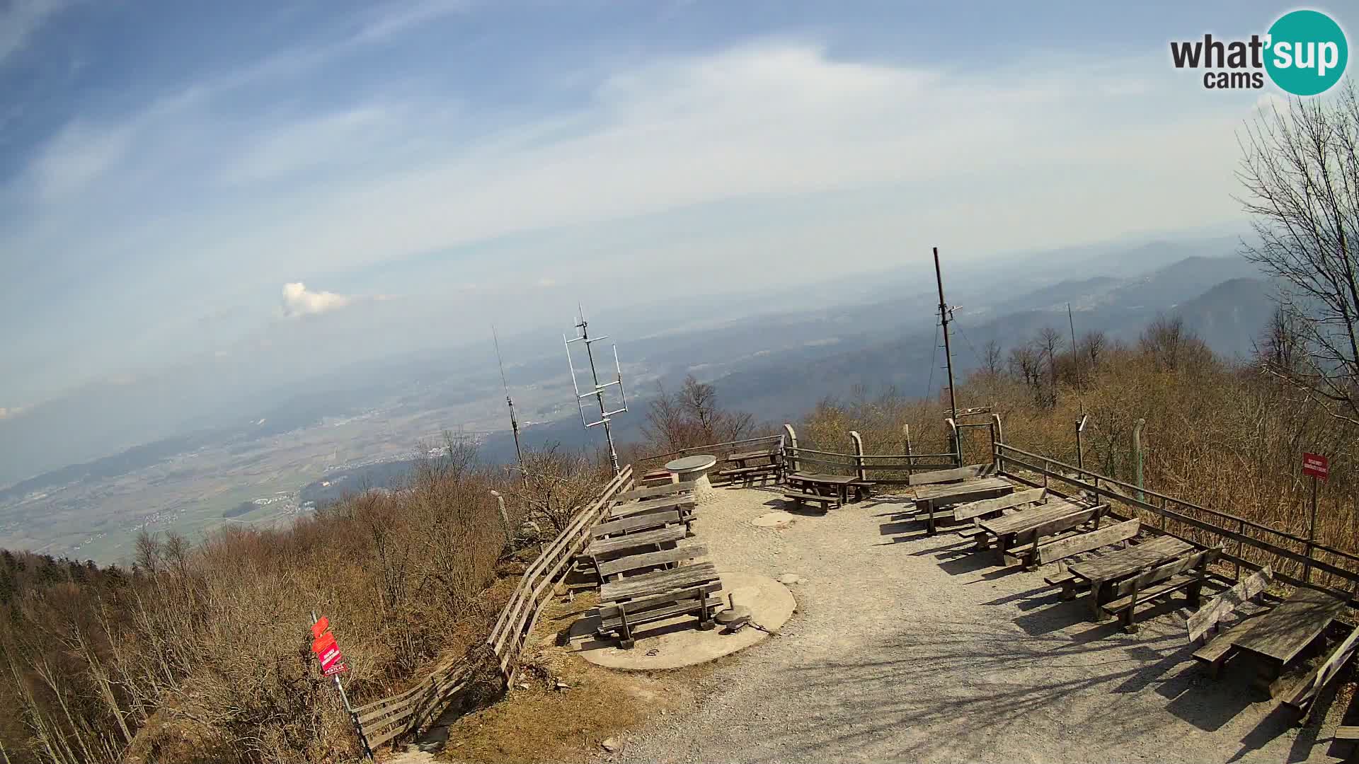 webcam Baita Krim vicino Ljubljana – Slovenia – vista su Grosuplje