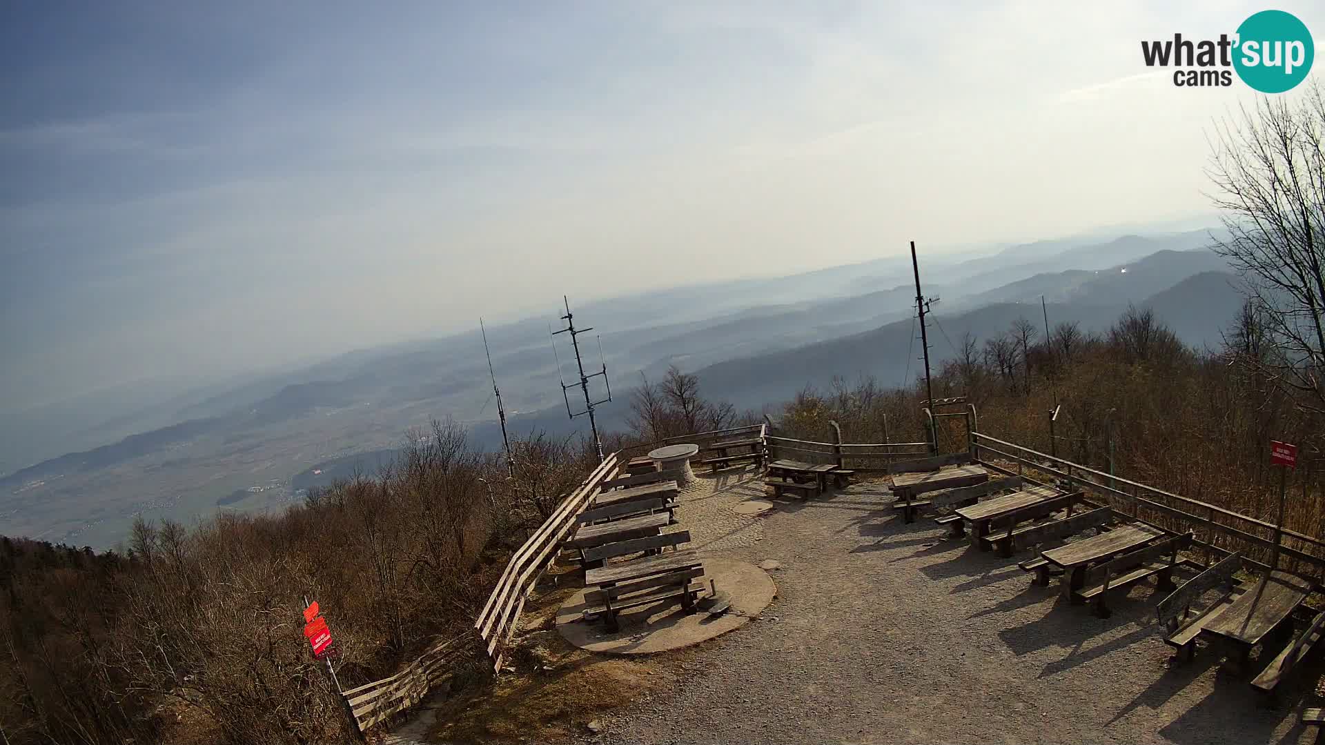 Spletna kamera Krim pri Ljubljani – pogled proti Grosuplju