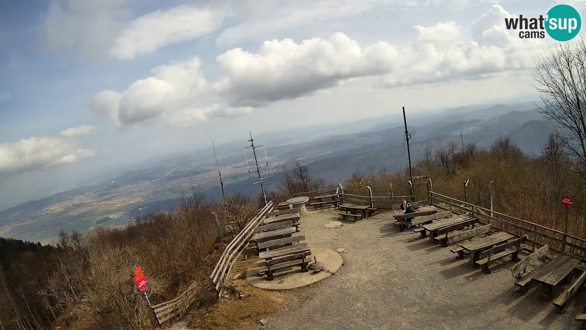 Spletna kamera Krim pri Ljubljani – pogled proti Grosuplju