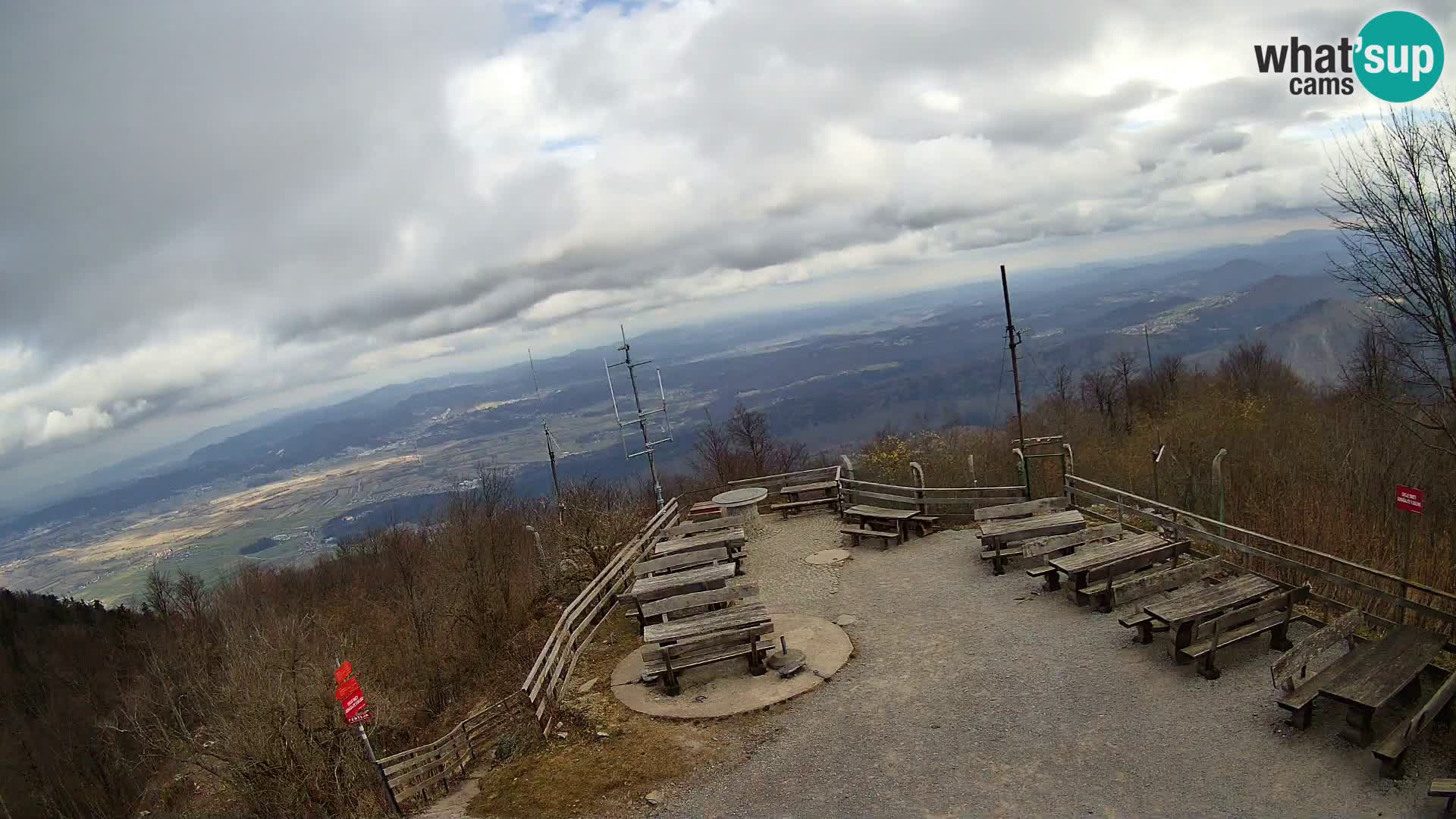 webcam Baita Krim vicino Ljubljana – Slovenia – vista su Grosuplje