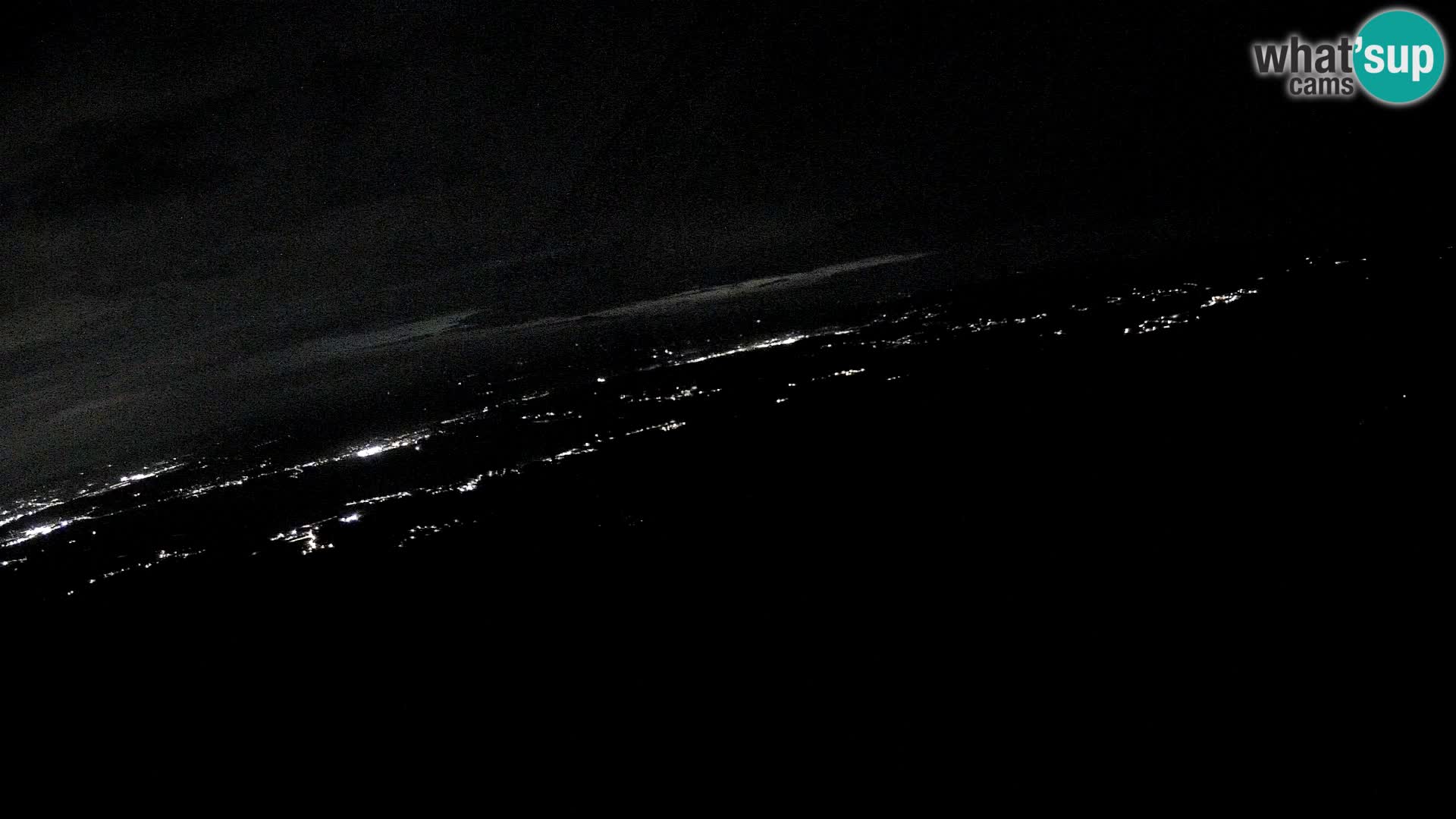 Mount Krim webcam near Ljubljana – Slovenia – view to Grosuplje