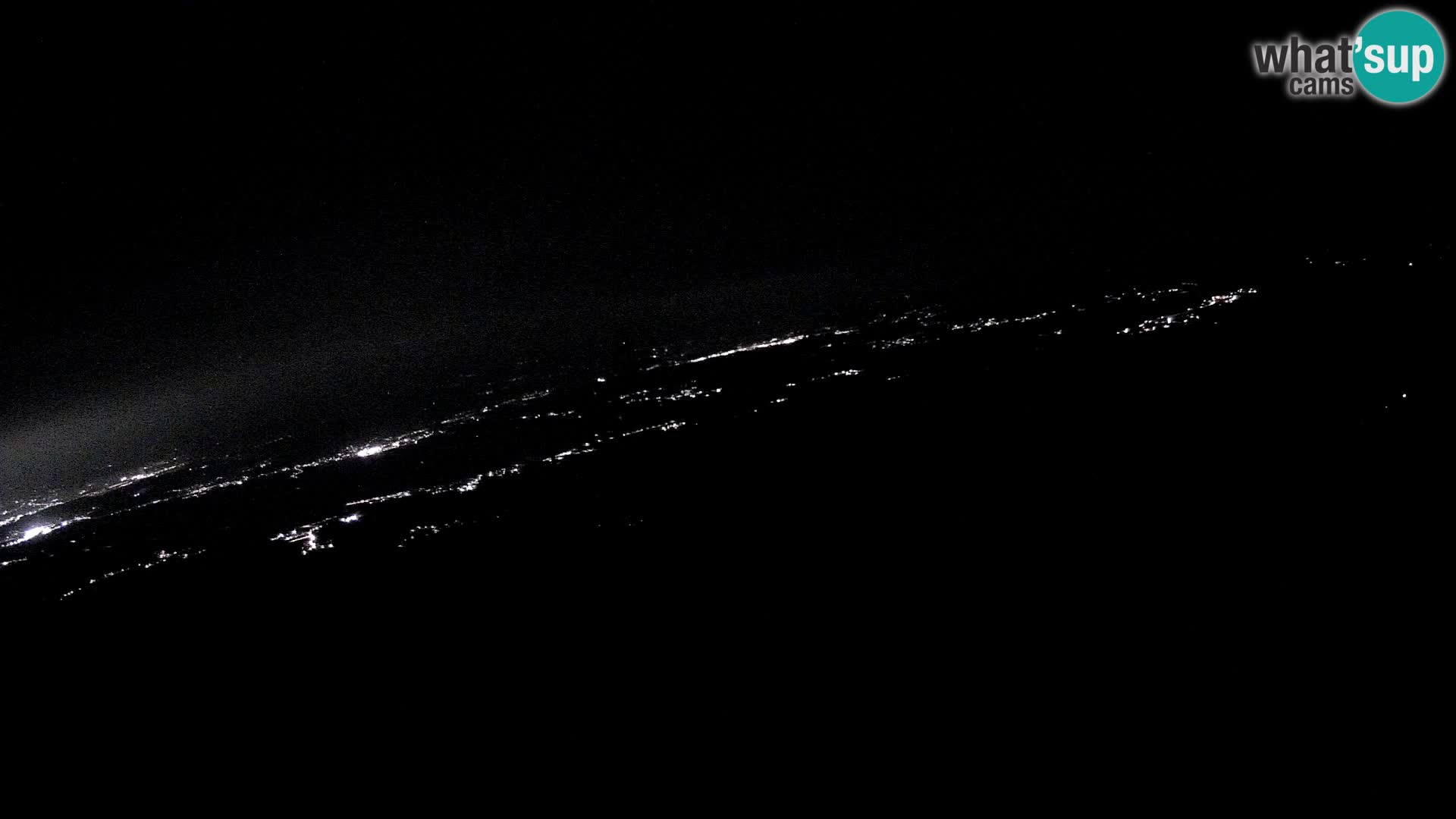 Mount Krim webcam near Ljubljana – Slovenia – view to Grosuplje