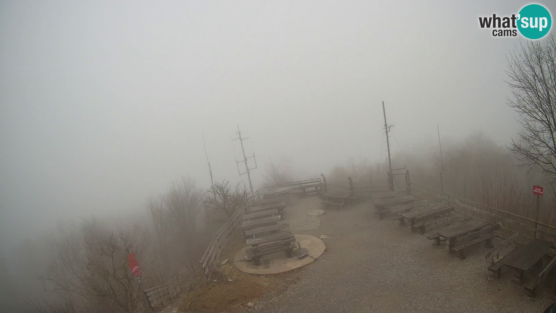 Mount Krim webcam near Ljubljana – Slovenia – view to Grosuplje
