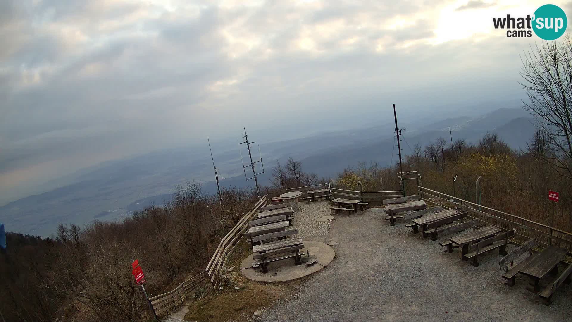 Spletna kamera Krim pri Ljubljani – pogled proti Grosuplju